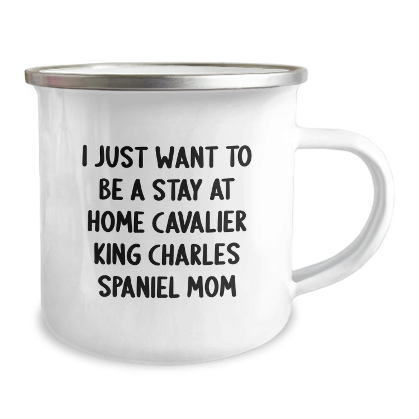 Cavalier King Charles Spaniel Dog Gifts from Mom to Daughter - Funny Camping Mug for Stay at Home Mom - Image 2