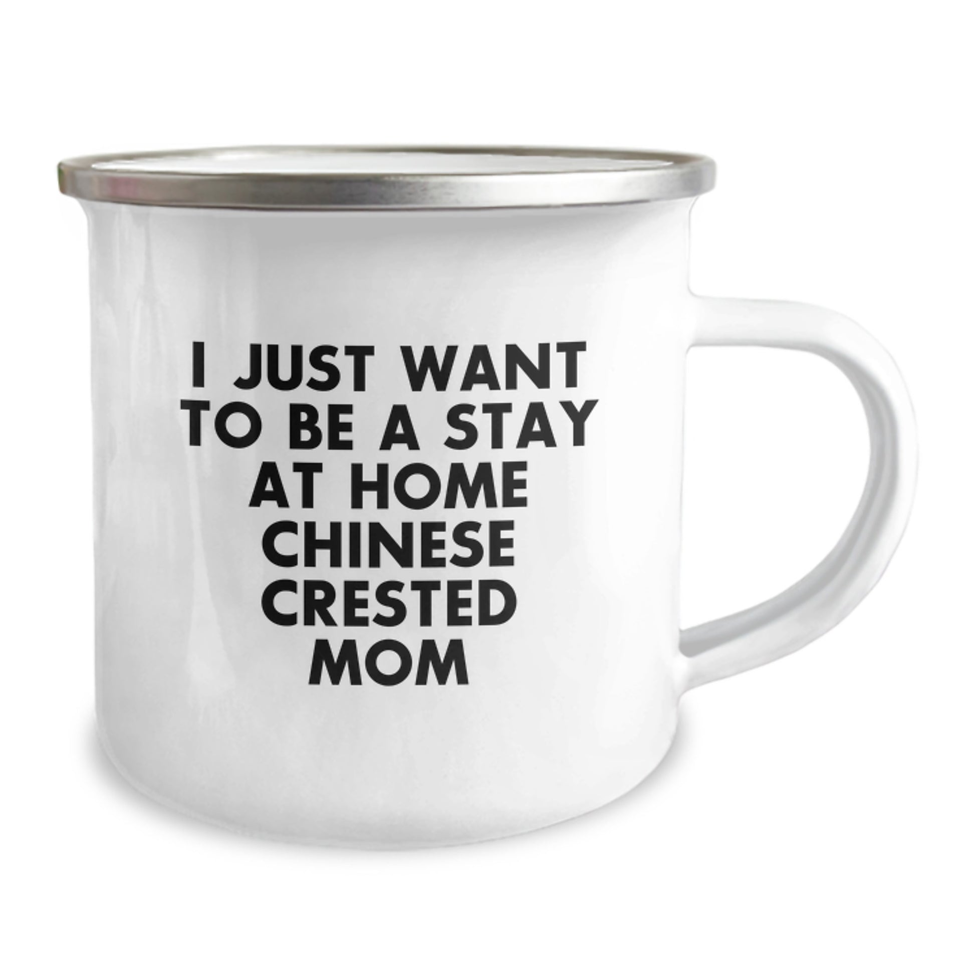 Funny Chinese Crested Dog Camping Mug Gifts from Mom to Chinese Crested Dog Lover, Christmas Unique Gifts for Chinese Crested Dog Mom - Image 2