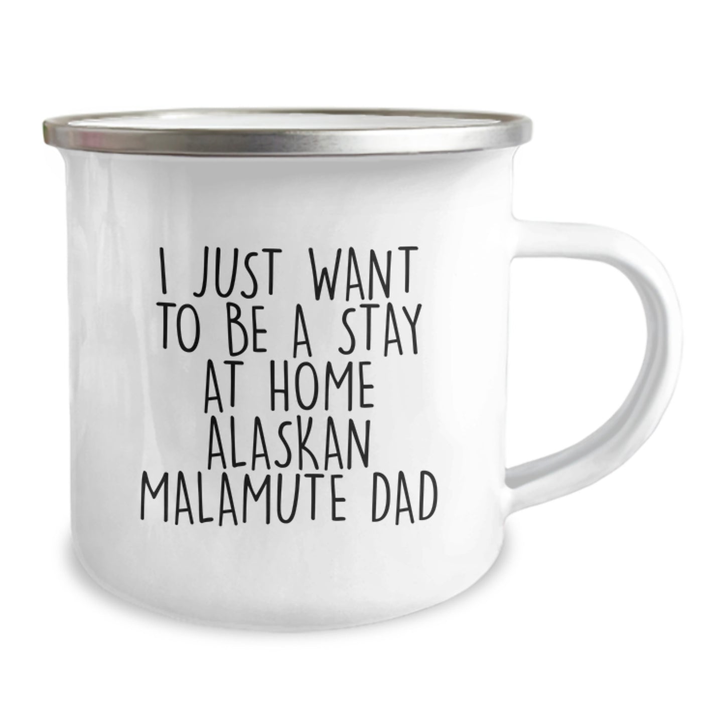 Alaskan Malamute Dog Lovers Gifts from Dad to Son Birthday Unique Camping Mug - Image 2