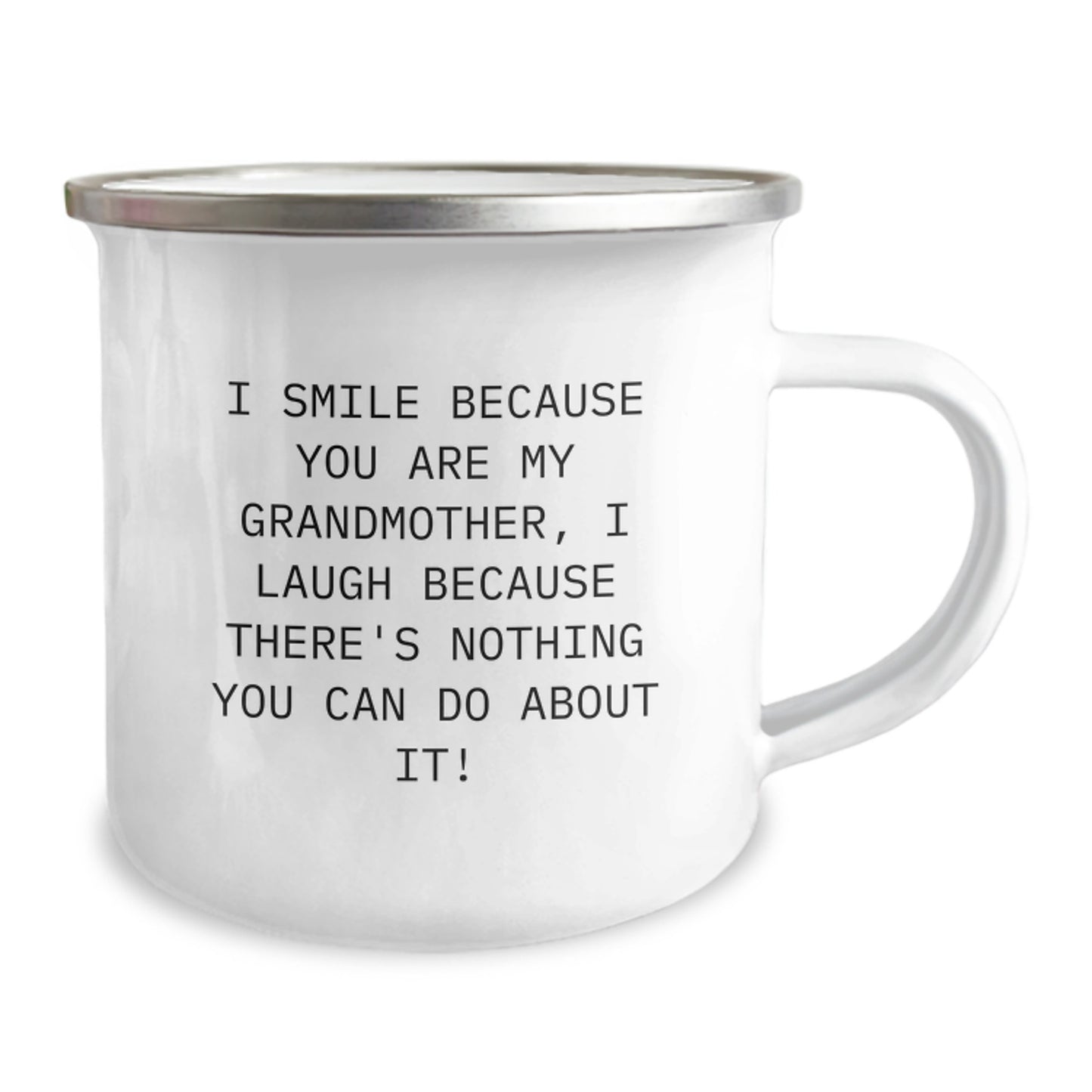 Funny Grandmother Gifts for Her - I Smile Because You Are My Grandmother - Mother's Day Camping Mug for Grandma - Image 2