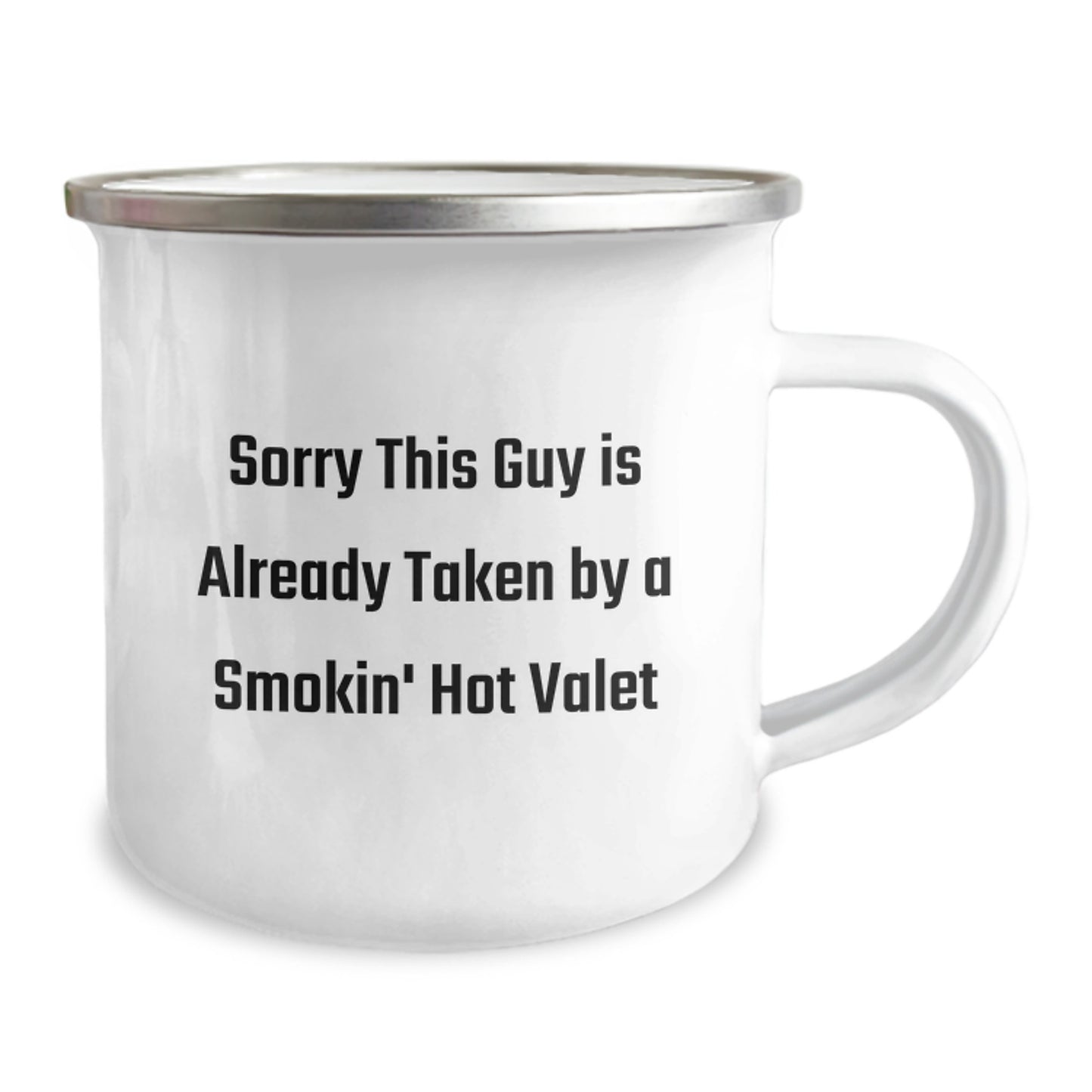Funny Valet Gifts for Friends, 'Sorry This Guy Is Already Taken By A Smokin' Hot Valet' Christmas Unique Gifts from Men to Valet - Image 2