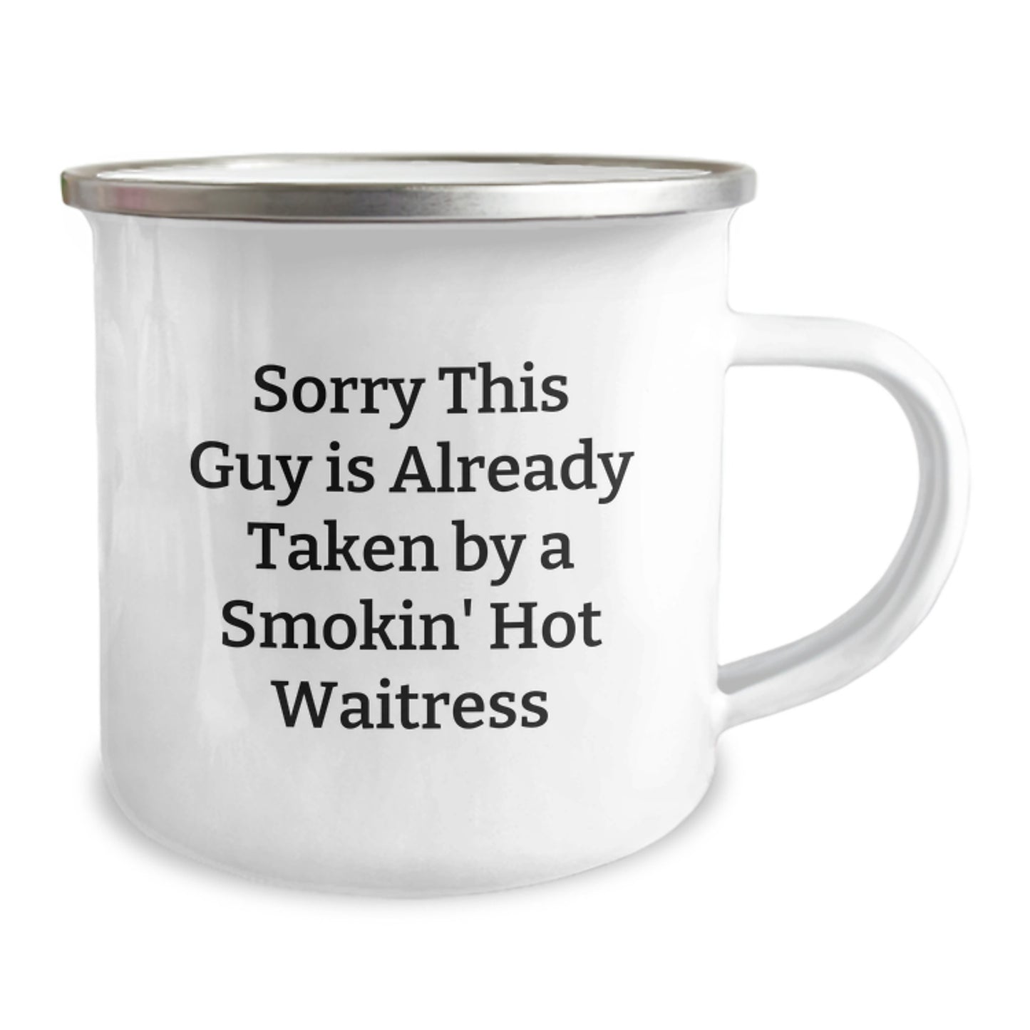 Funny Waitress Gifts for Her - Smokin' Hot Waitress Camping Mug, Perfect for Christmas Unique Gifts from Friends or Family to Waitress - Image 2