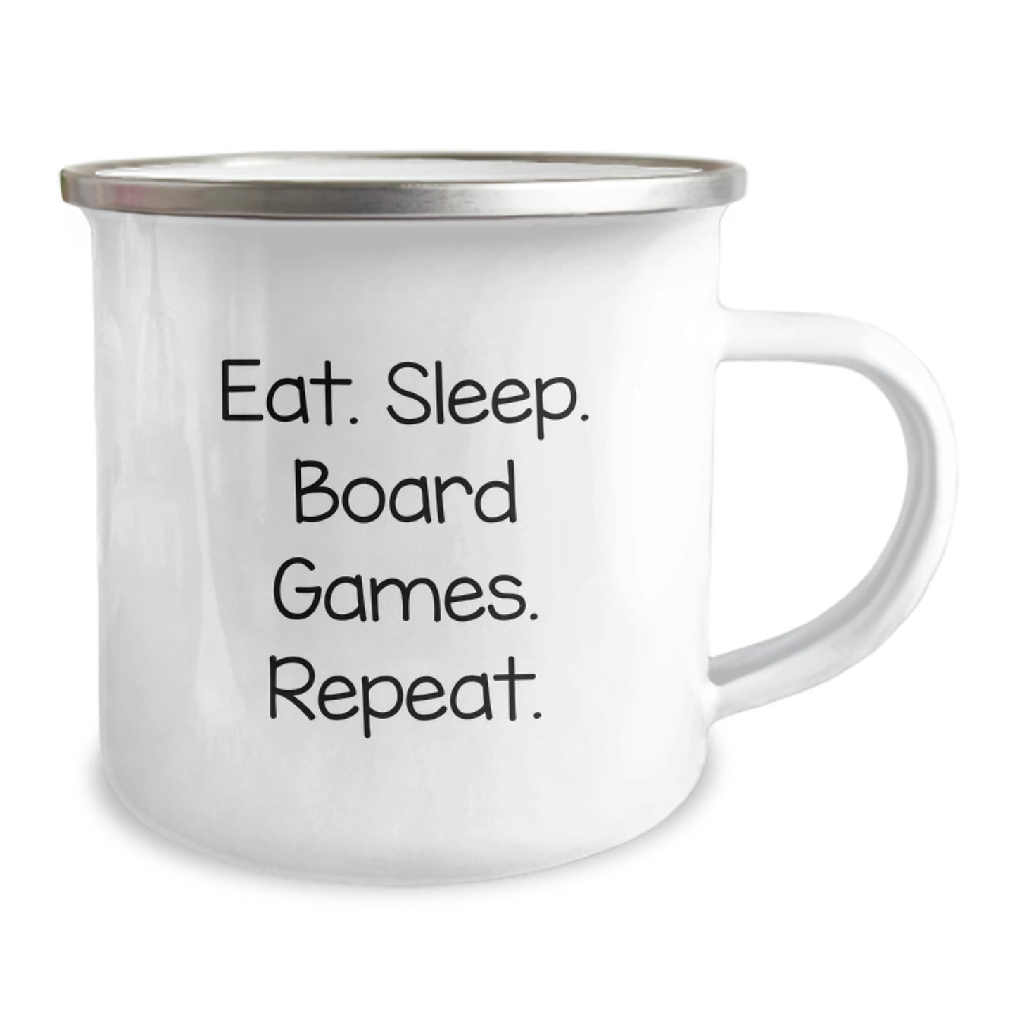Funny Board Games Gifts for Board Game Lovers - Camping Mug, Eat. Sleep. Board Games. Repeat. - Unique Birthday Unique Gifts from Friends and Family - Image 2