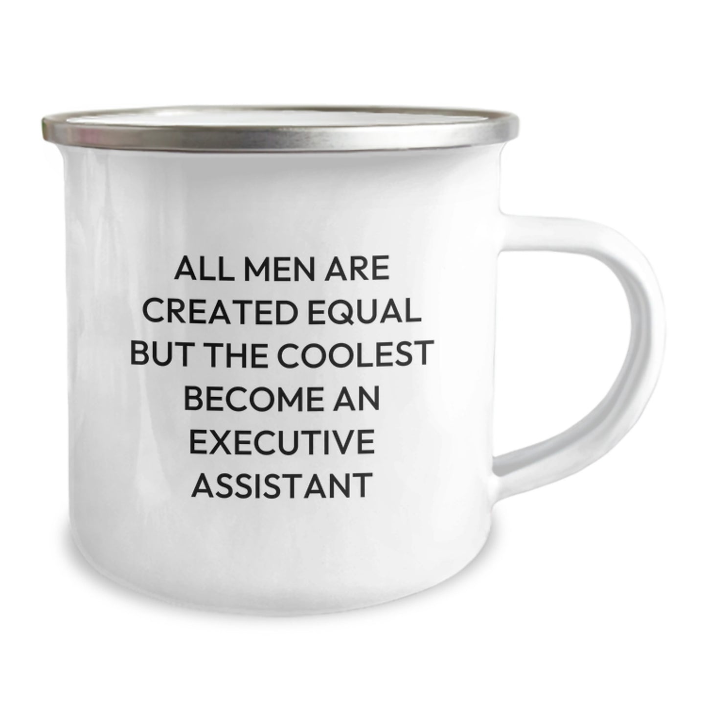 Executive Assistant Gifts from Friends, Father's Day Unique Executive Assistant Mugs - 'All Men Are Created Equal But The Coolest Become An Executive Assistant' - Image 2