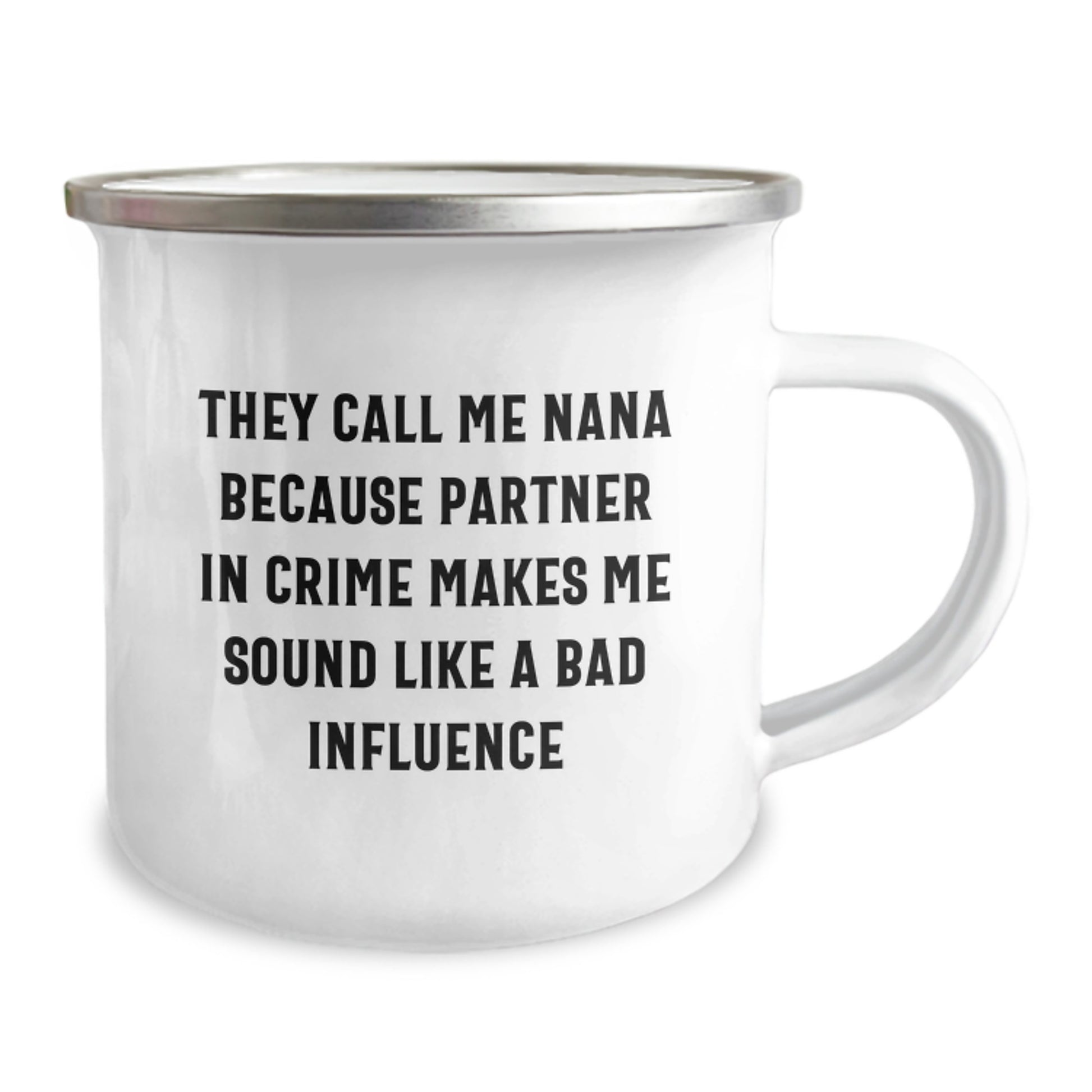 Funny Nana Gifts from Family, Christmas Unique Gifts for Nana, 12 oz Stainless Steel Camping Mug - Image 2