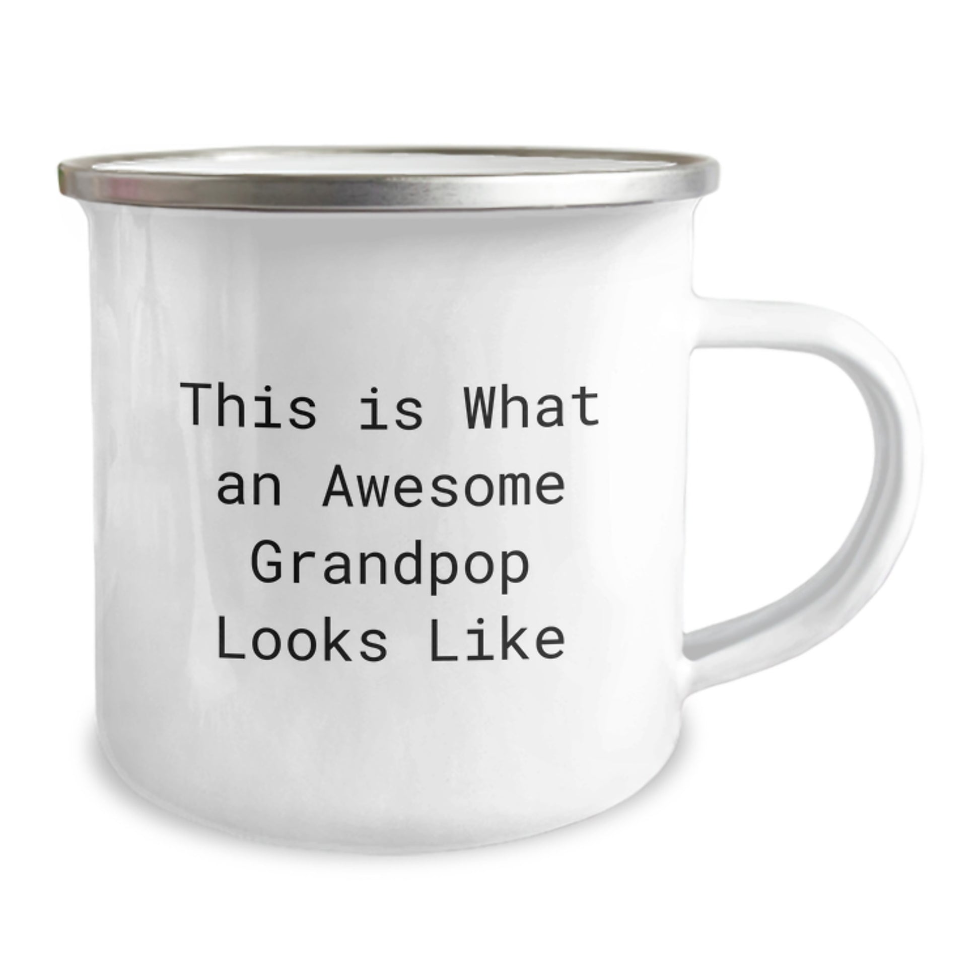 Funny Grandpop Gifts for Him, Valentine's Unique Camping Mugs from Family, Grandpop Is What An Awesome Grandpop Looks Like - Image 2
