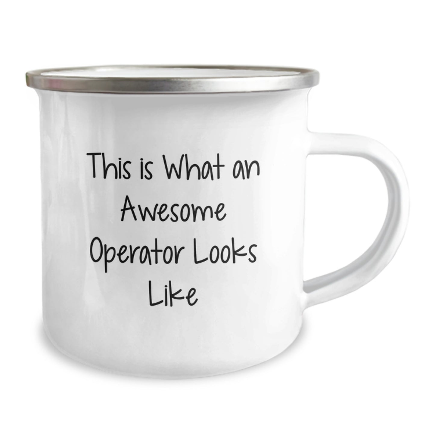 Operator Camping Mug, Funny Quote Gifts for Operator on Valentine's, Perfect Valentine's Unique Gifts from Men to Operator - Image 2