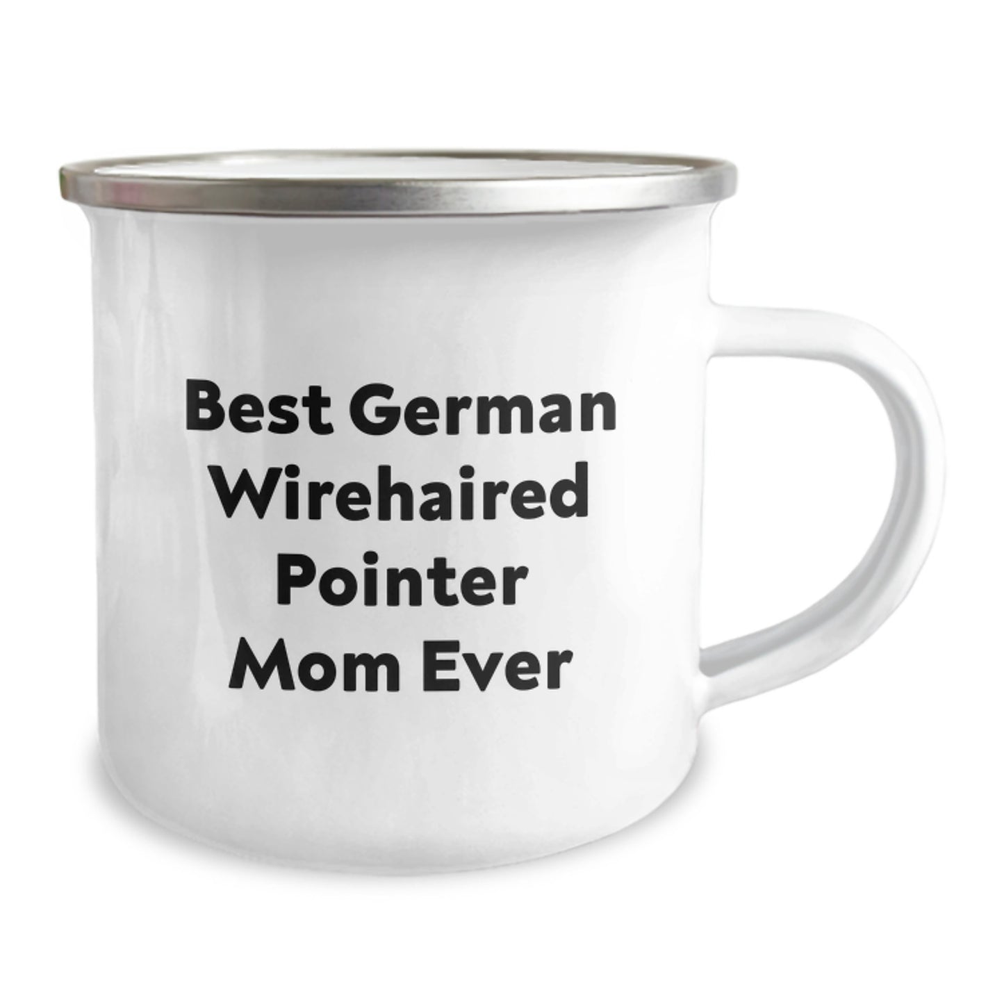 Funny German Wirehaired Pointer Dog Mom Valentine's Unique Gifts from Men to Family Members - Camping Mug - Image 2