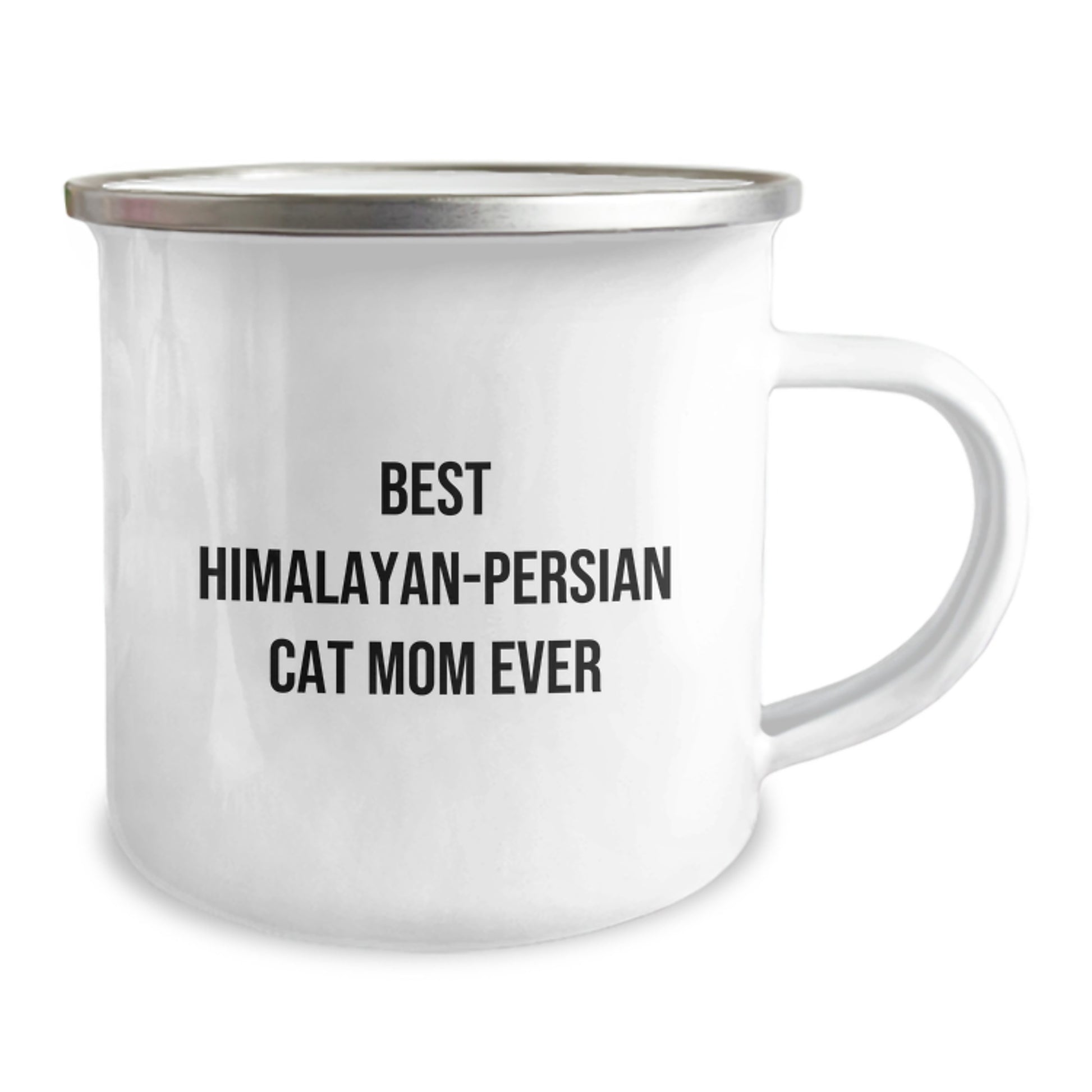 Funny Himalayan-Persian Cat Mom Gifts for Birthday Unique Camping Mug, Gifts from Family for Best Himalayan-Persian Cat Mom Ever, Stainless Steel with Enamel Finish - Himalayan-Persian Cat Mom Lover - Image 2
