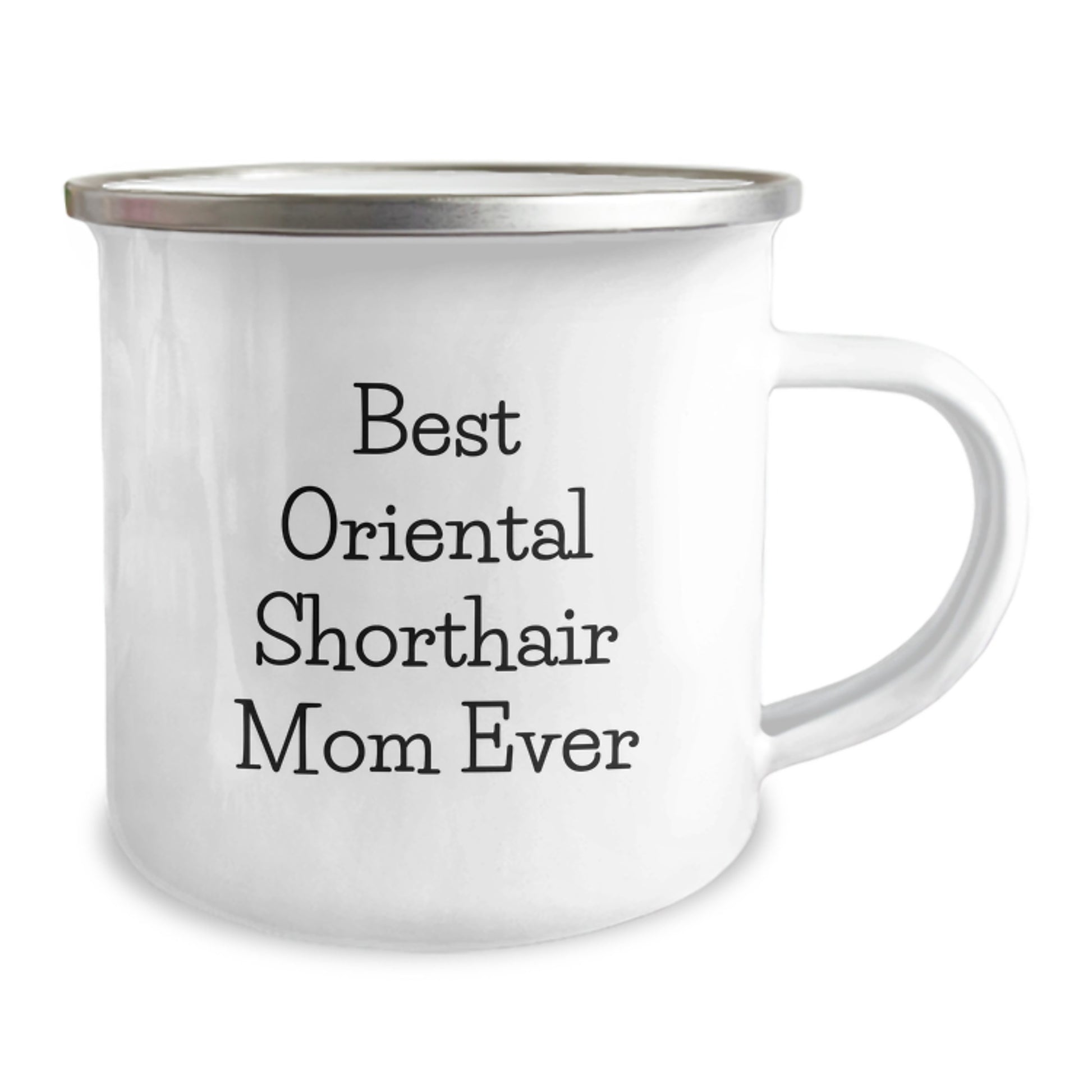 Funny Cat Mom Oriental Shorthair Cat Gifts - Camping Mug for Birthday Unique Gifts from Friends - Image 2