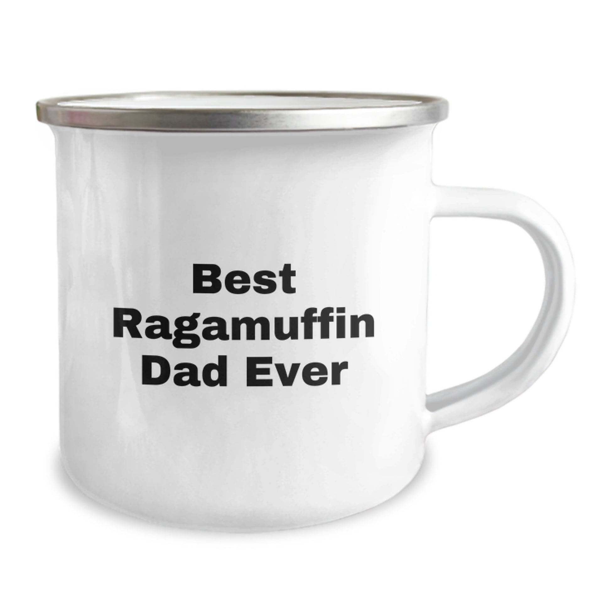 Ragamuffin Cat Lover's Camping Mug, Best Dad Ever, Funny Gift for Friends, Family, or Coworkers on Birthday - Gifts from Men, Women, or Family - Image 2