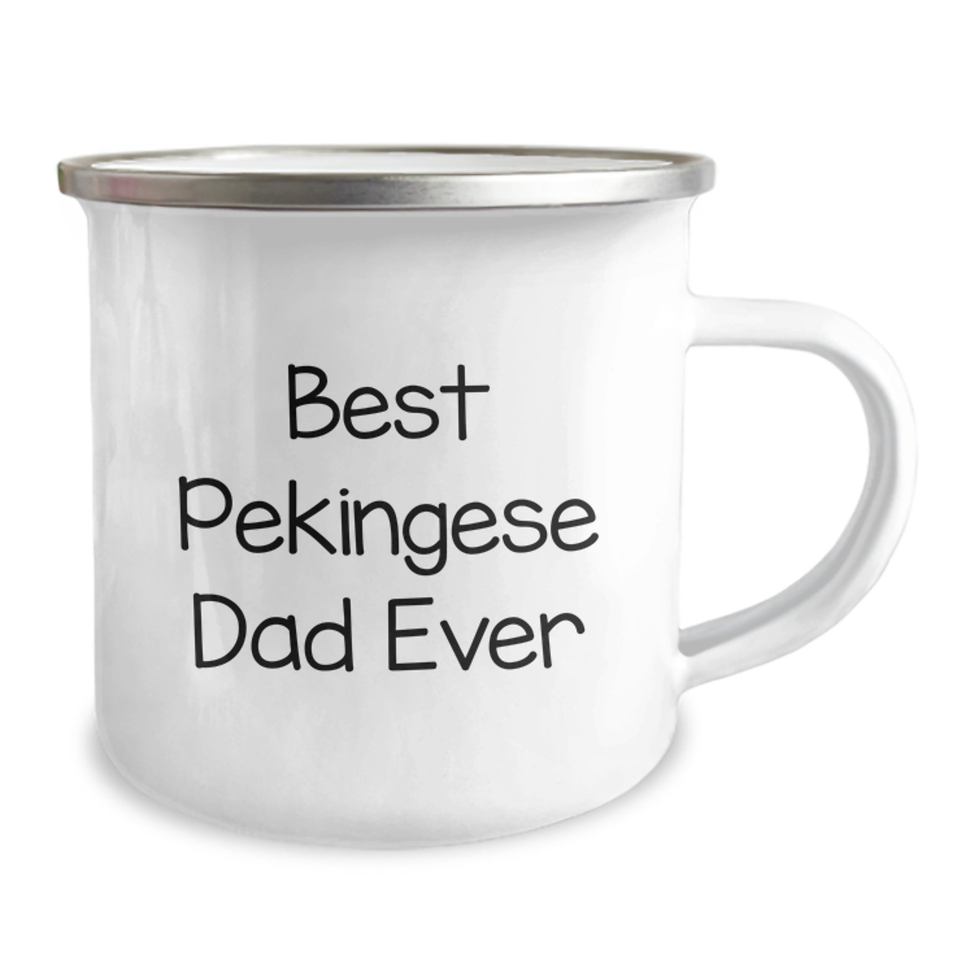 Funny Pekingese Dog Gifts from Family to Graduating Dad, Best Pekingese Dad Ever, Camping Mug for Men, Unique Gifts for Pekingese Dog Lovers, Graduation - Image 2