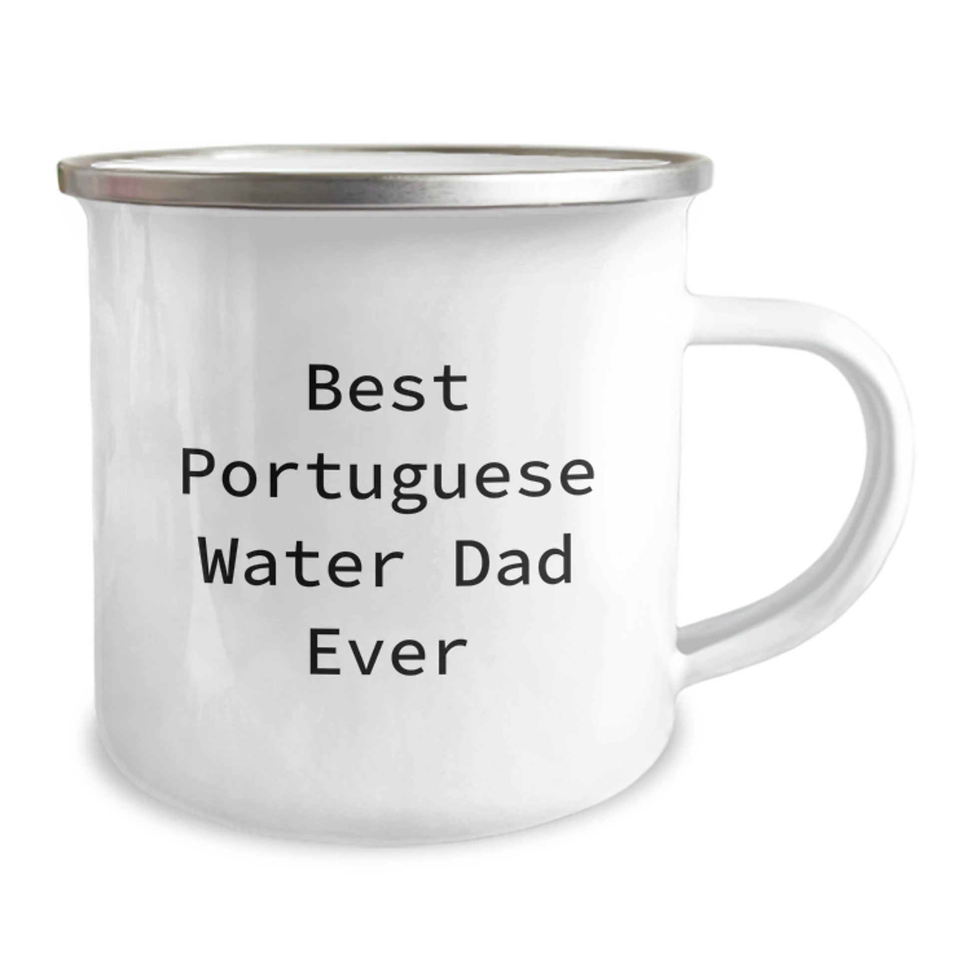 Portuguese Water Dog Lover's Funny Camping Mug, Best Dad Ever Gifts for Portuguese Water Dog Men, Gifts from Family and Friends for Graduation - Image 2