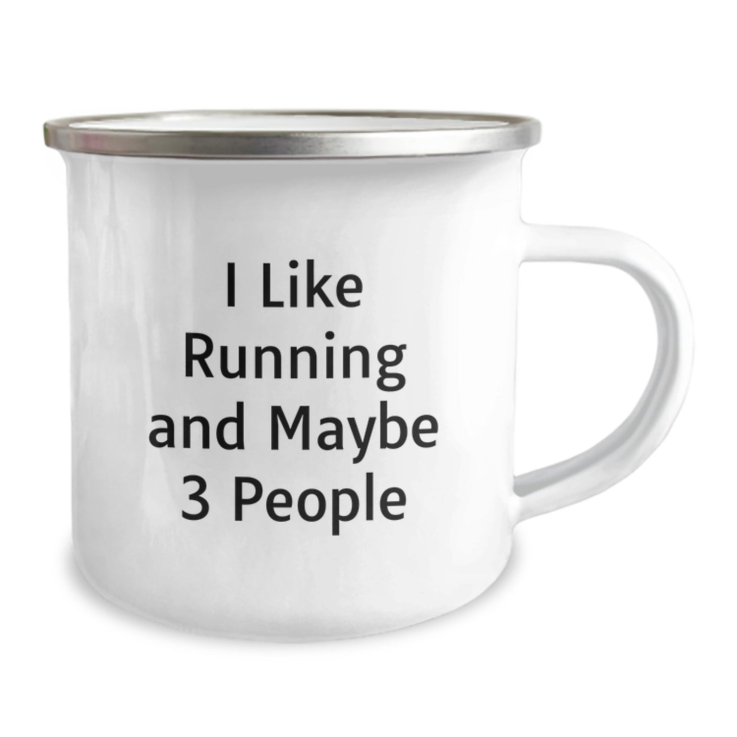 Funny Running Gifts for Mom - 'I Like Running And Maybe 3 People' - Unique Camping Mug for Running Enthusiasts - Image 2