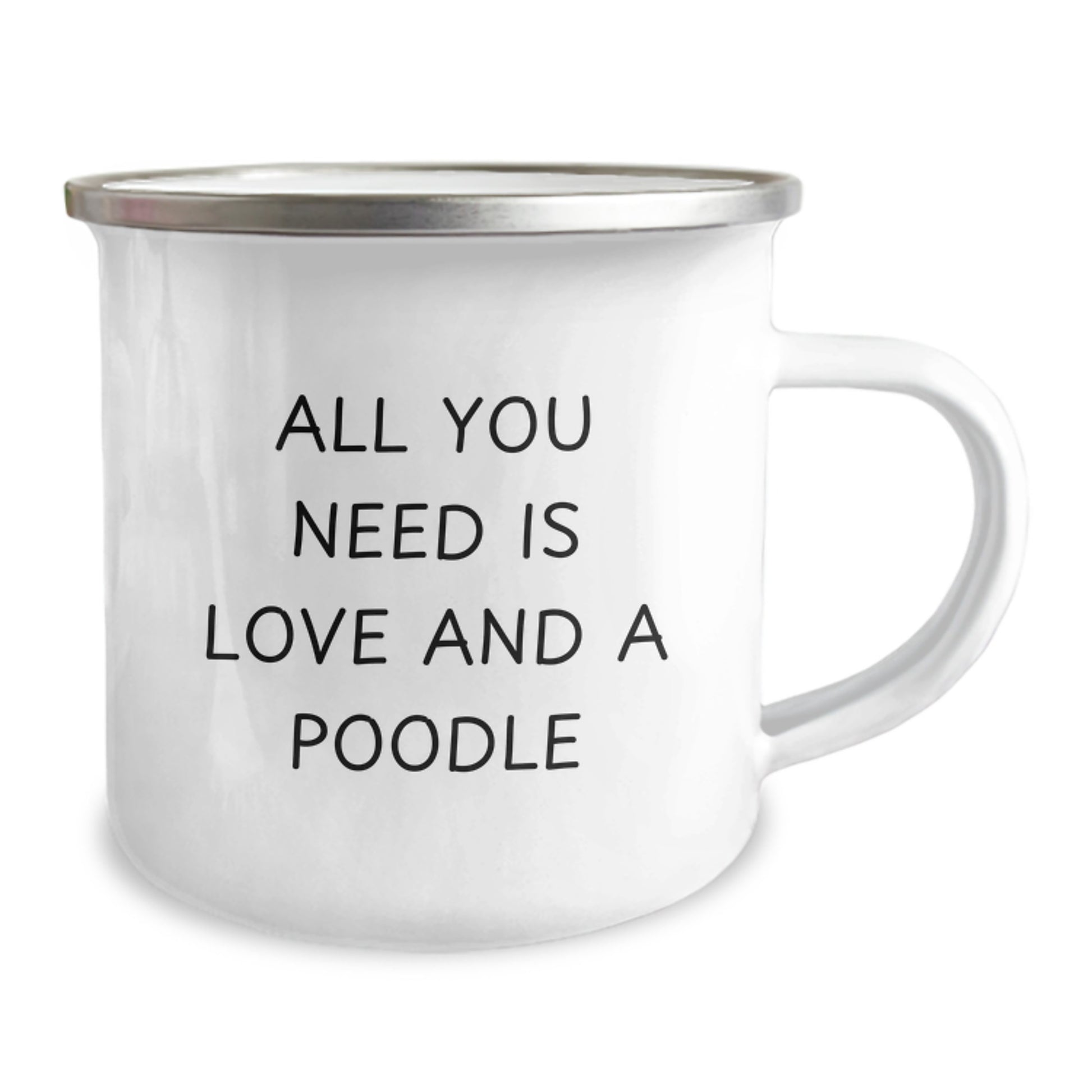 Funny Poodle Dog Christmas Unique Gifts from Friends and Family for Poodle Dog Lovers Camping Mug - Image 2