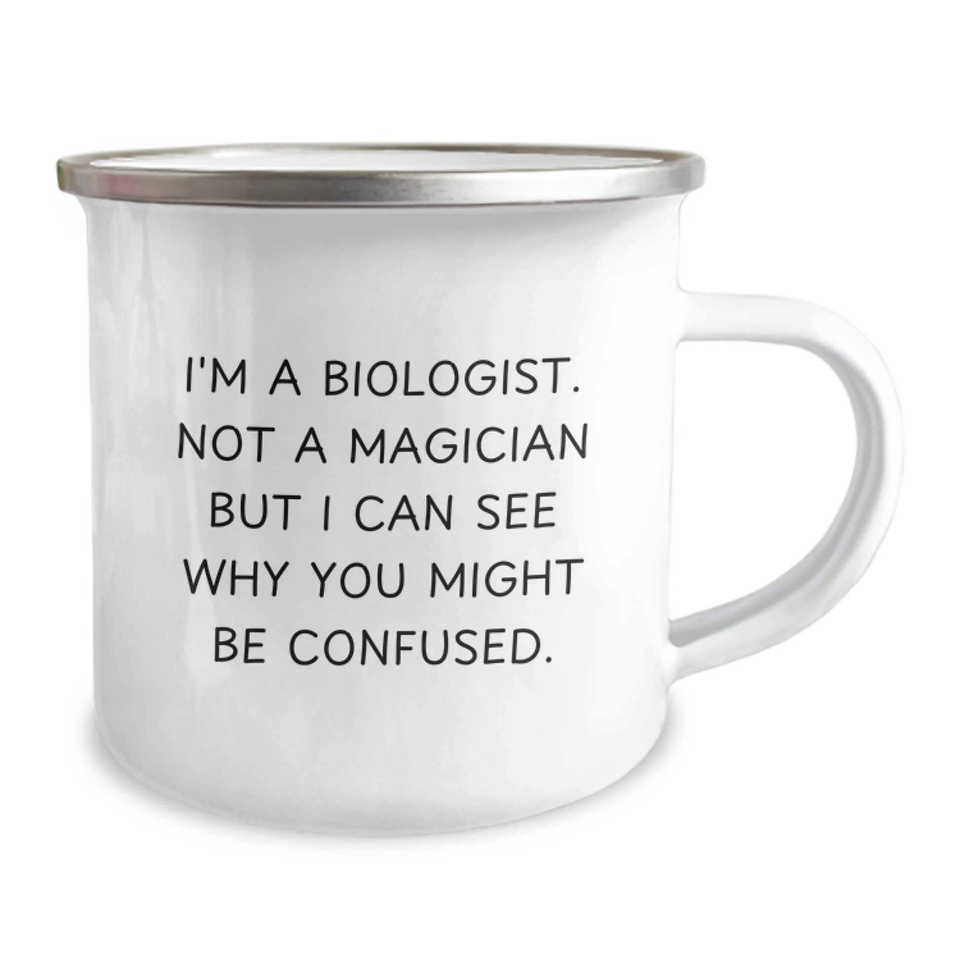 Funny Biologist Gifts from Friends for Birthday - Camping Mug, I'm A Biologist, Not A Magician, Gifts for Biologist, Unique Birthday Unique Gifts - Image 2