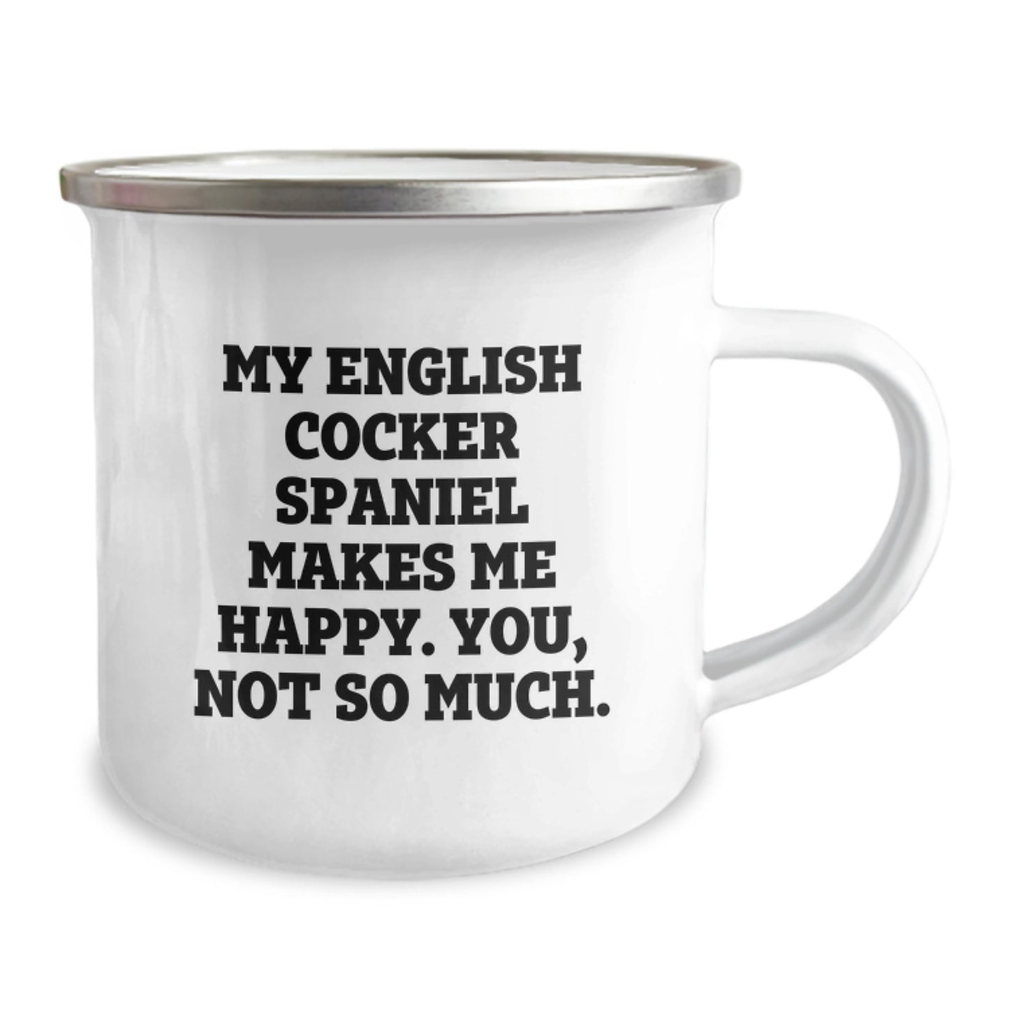Funny English Cocker Spaniel Dog Lover Camping Mug Gifts for Friends from Men - Valentine's Unique - Image 2