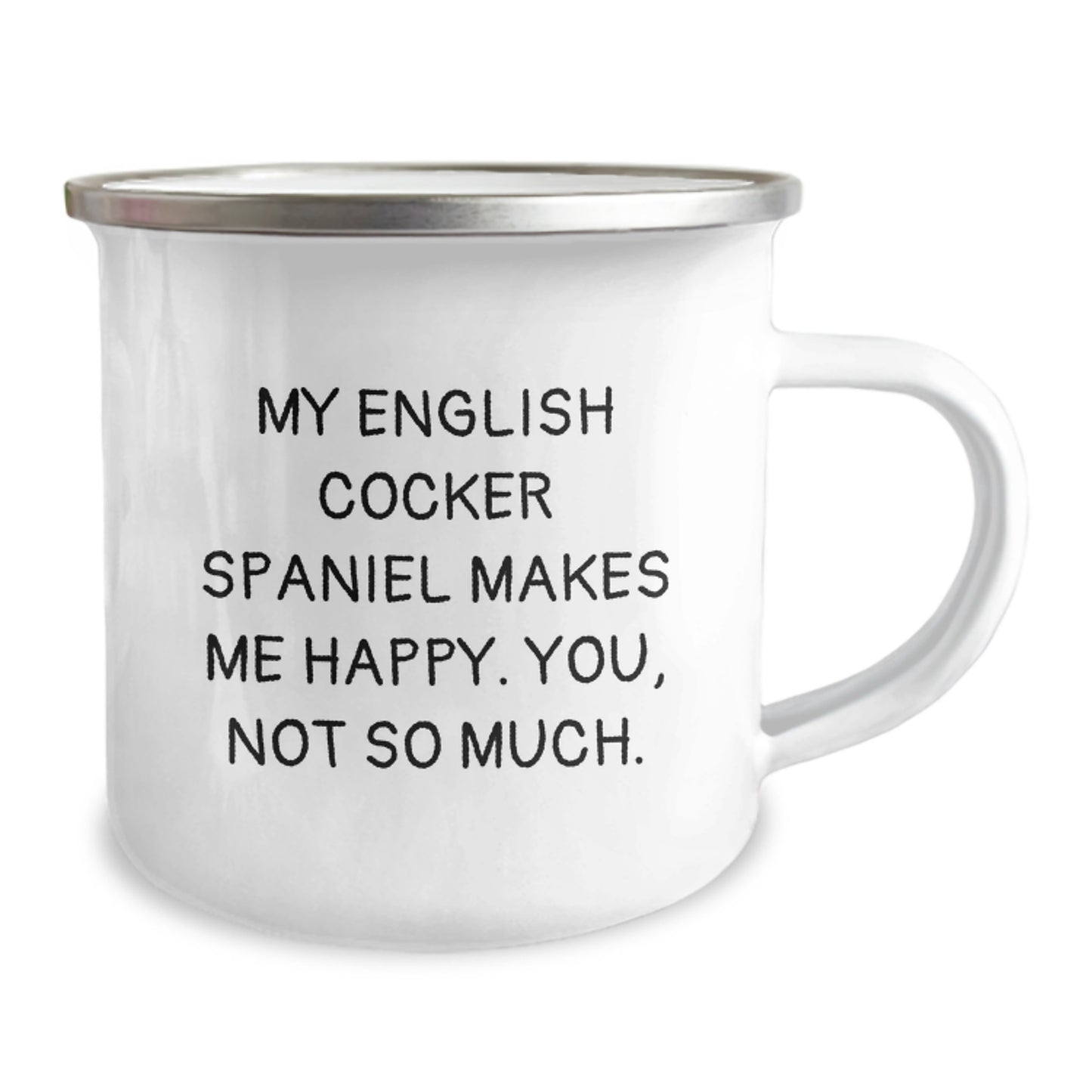 Funny English Cocker Spaniel Dog Gifts, Camping Mug, Valentine's Unique Gifts from Men to Women, Friends, Coworkers, Family - Image 2