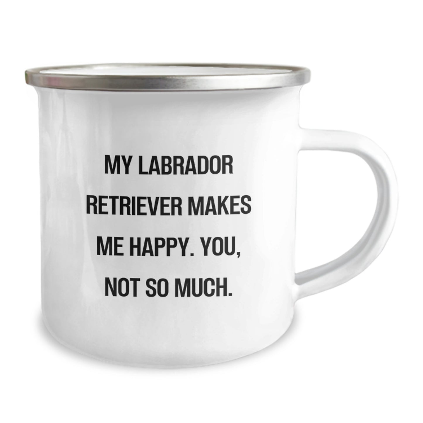 Labrador Retriever Dog Gifts from Men to Friends Camping Mug Funny Valentine's Unique - Image 2