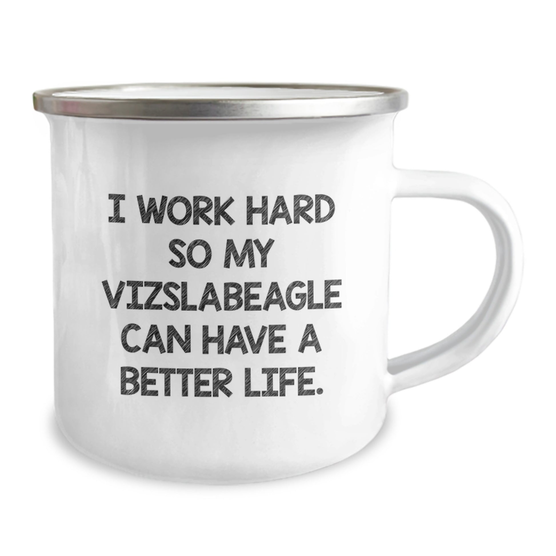 Vizsla Dog Lover Camping Mug, Inspirational Quote Gifts from Men to Vizsla Dog Owner for Graduation, Unique Gifts for Women, Friends, Coworkers, Family - Image 2