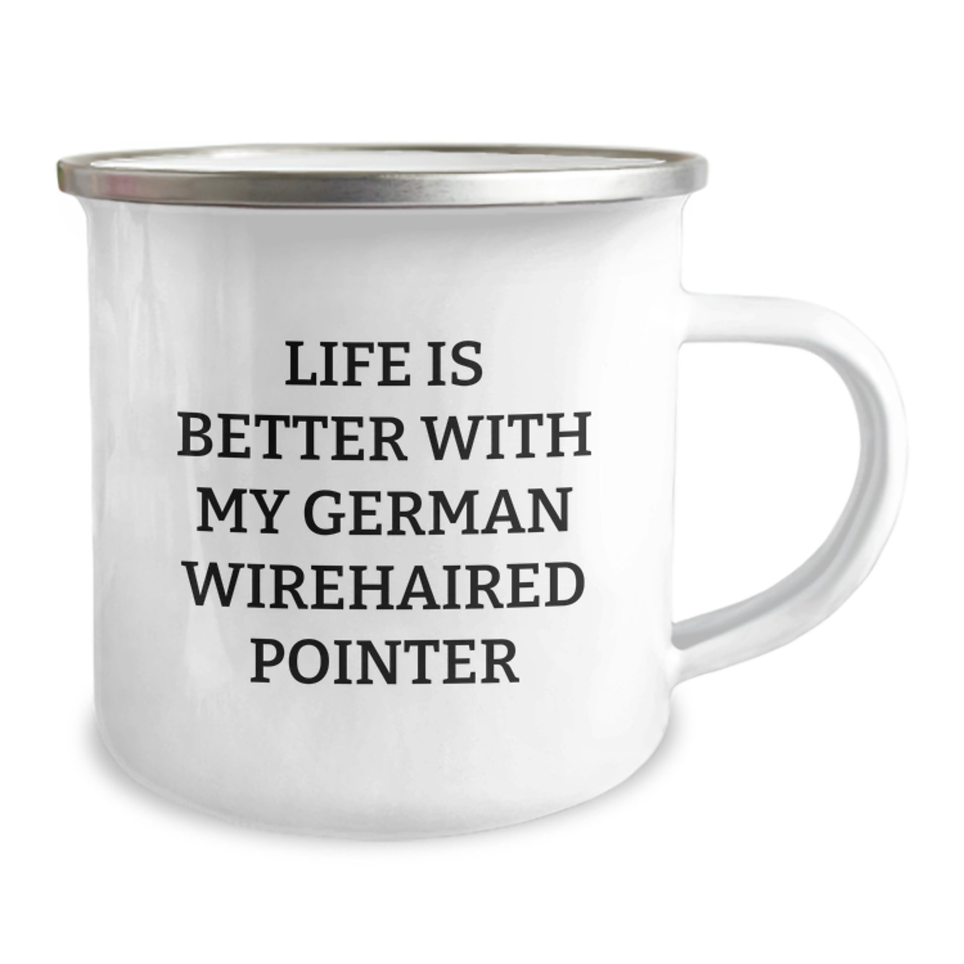 German Wirehaired Pointer Dog Lovers Funny Camping Mugs Gifts from Friends to Family, Life Is Better With My German Wirehaired Pointer, Birthday Unique Gifts - Image 2