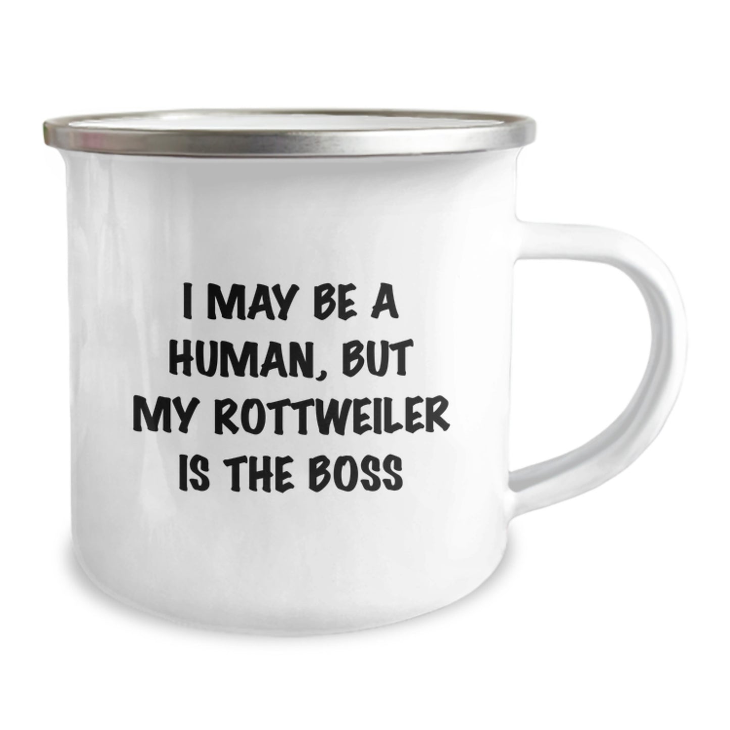 Funny Rottweiler Dog Gifts for Men, Unique Valentine's Camping Mug from Wife, Husband, Sweetheart, Girl friend, Funny Rottweiler Lover Quote - Image 2