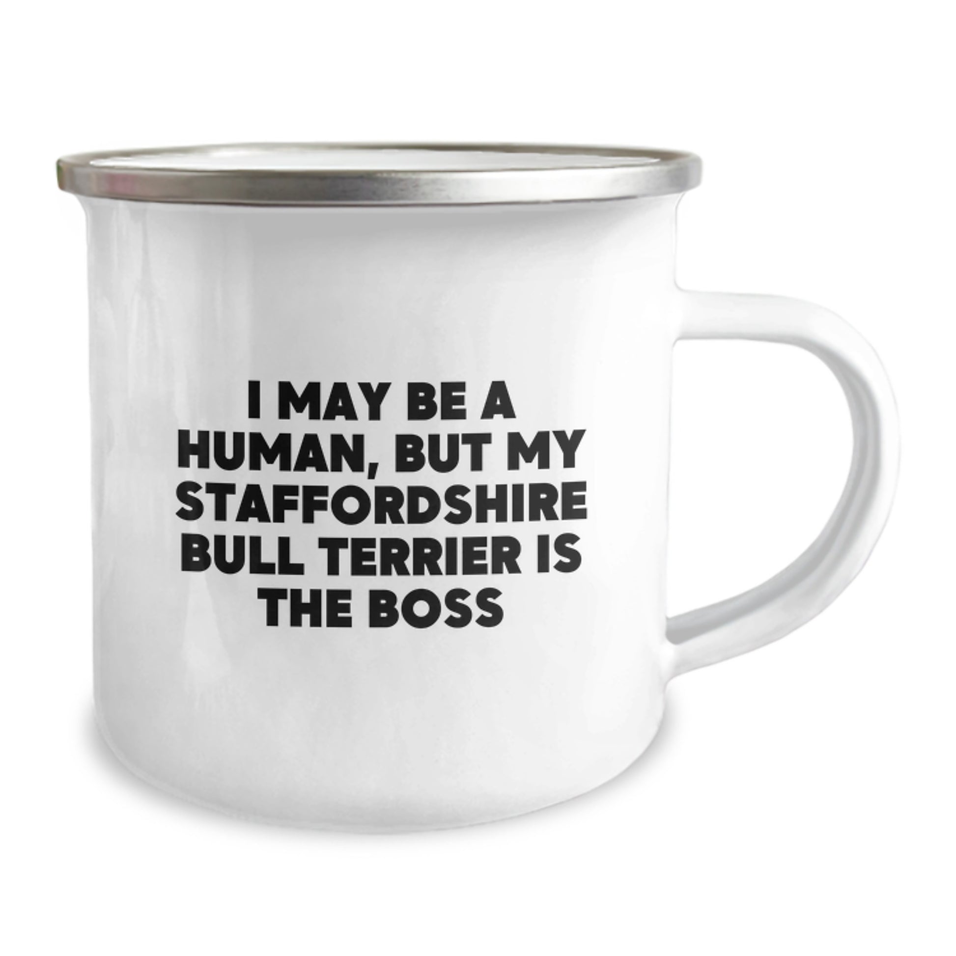 Staffordshire Bull Terrier Dog Lover's Funny Camping Mug, Gift for Him or Her, Valentine's Unique Gifts from Men to Women - Image 2
