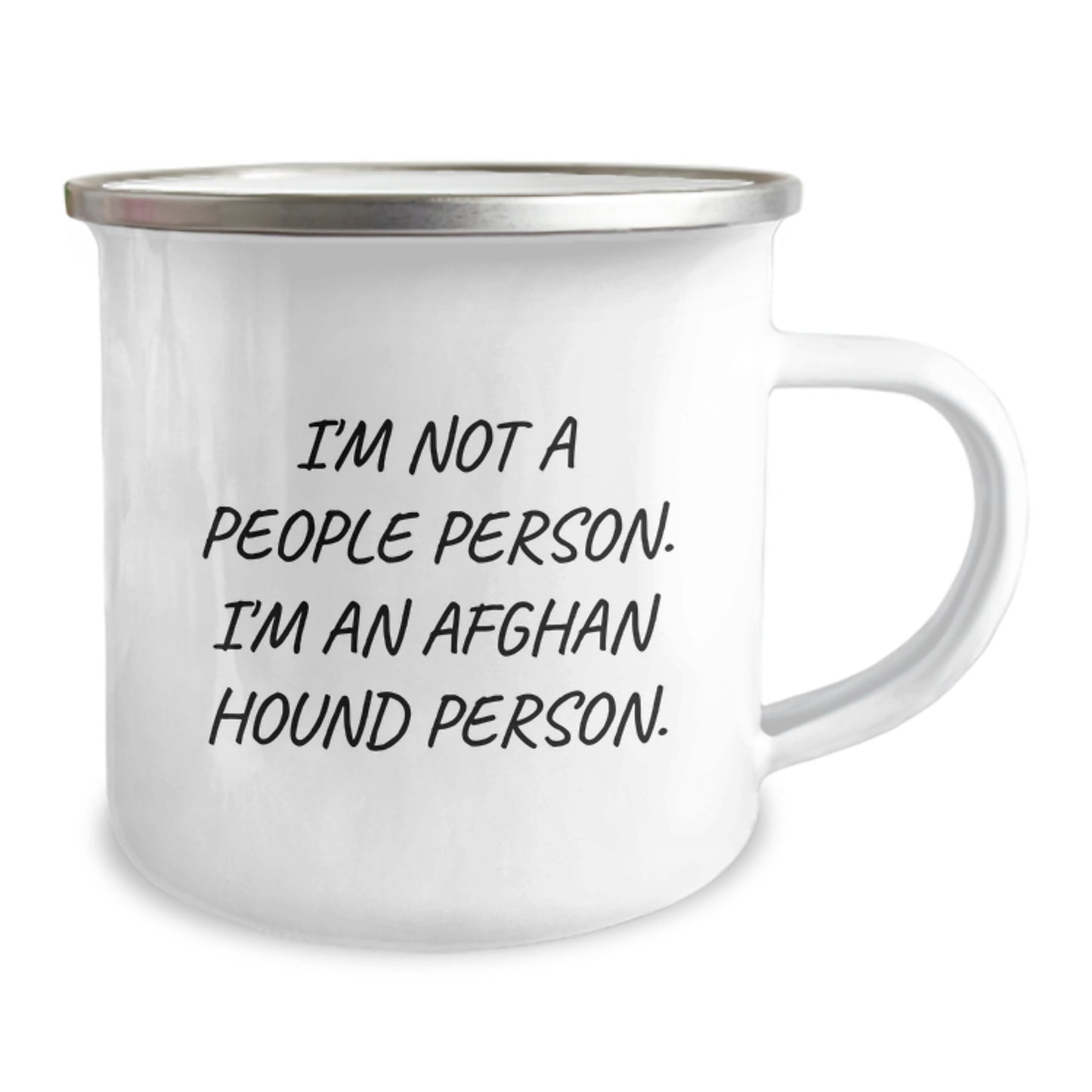 Funny Afghan Hound Dog Camping Mug Gifts for Afghan Hound Dog Lovers from Men Friends Family - Birthday Unique Afghan Hound Dog Mug - Image 2