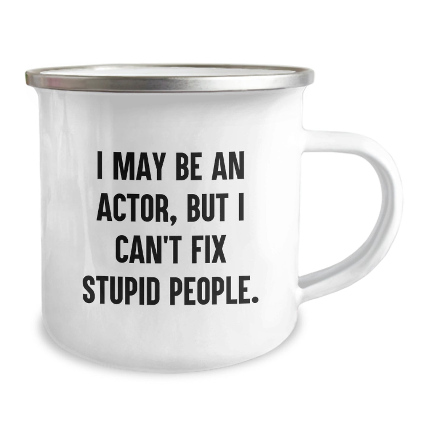 Funny Actor Gifts from Family to Actor Friends on Mother's Day Unique Camping Mug - Image 2