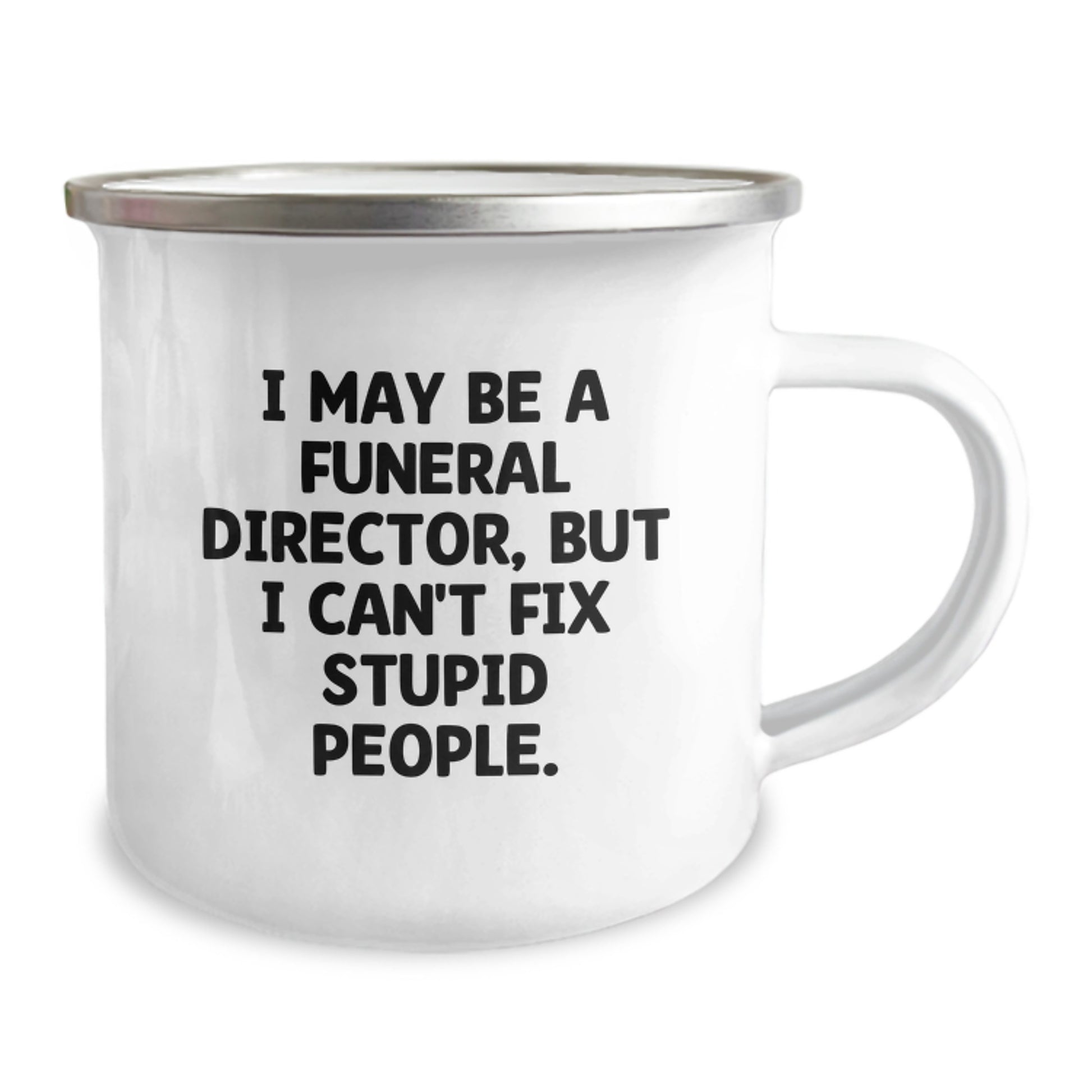 Funny Gifts from Friends for Funeral Director Men Stainless Steel Camping Mug - Valentine's Unique Fun - Image 2