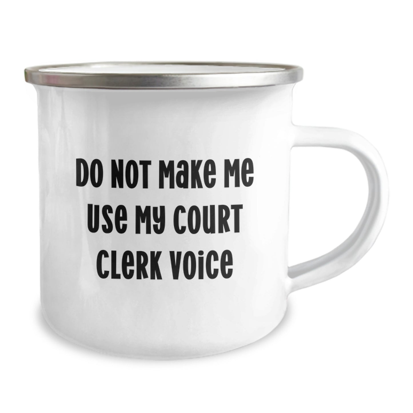Gifts from Friends to Court Clerks, Funny Court Clerk Mugs for Camping, Unique Graduation Gifts for Men and Women - Image 2