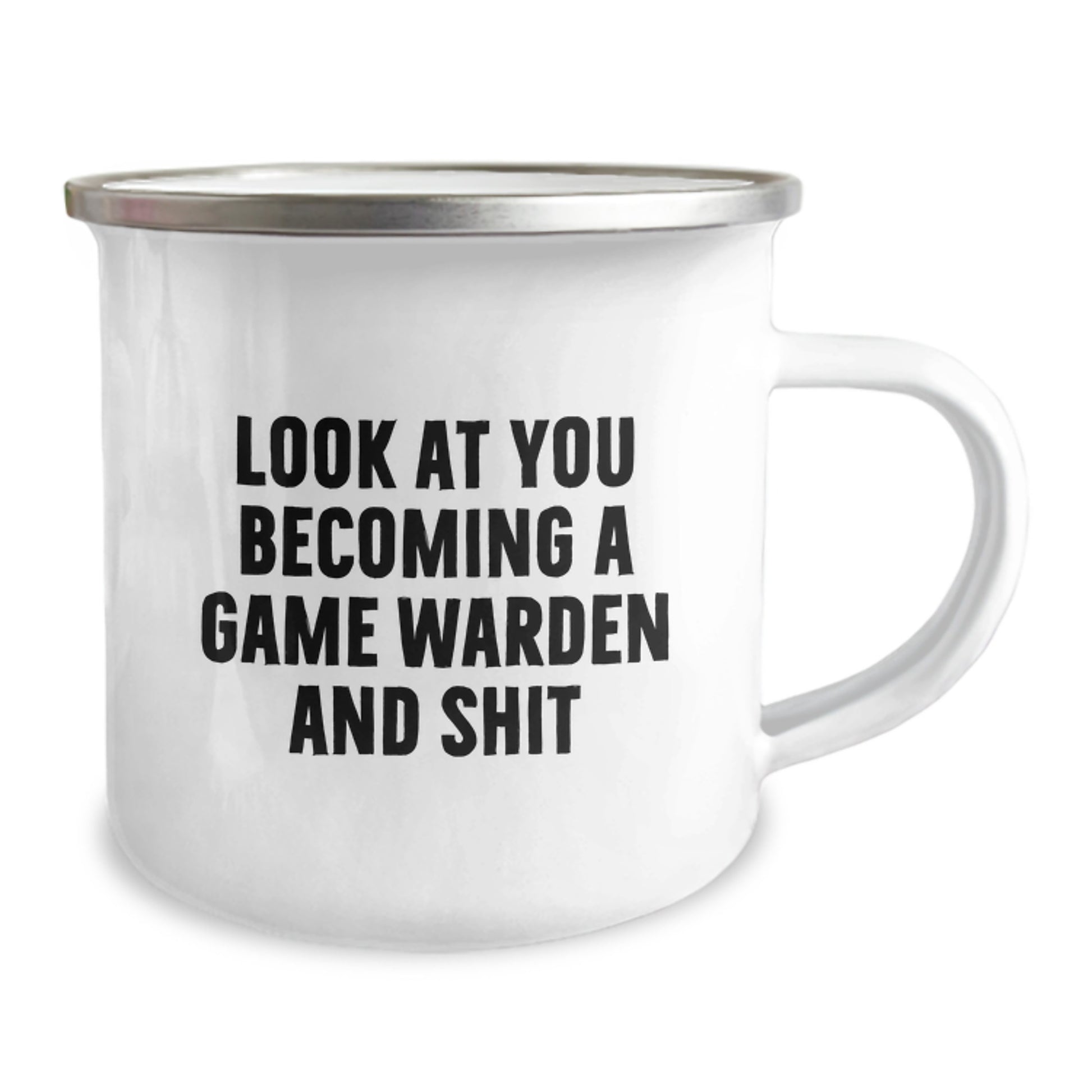 Funny Game Warden Gifts for Him - Look At You Becoming A Game Warden And Shit, Camping Mug, Unique Graduation Gifts from Family, Friends for Game Warden, Men - Image 2