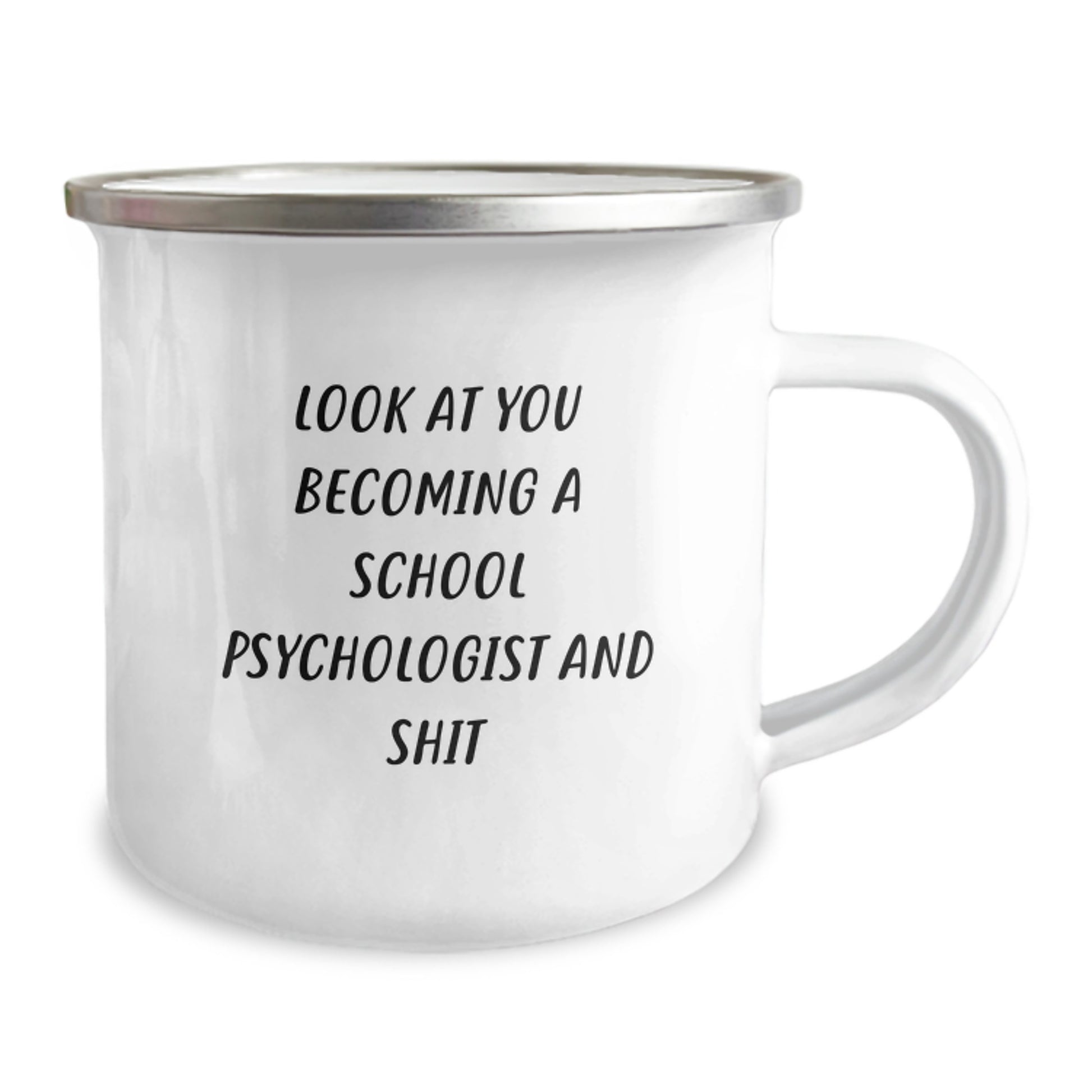 Funny School Psychologist Graduation Unique Gifts from Friends to School Psychologists - Camping Mug - Image 2