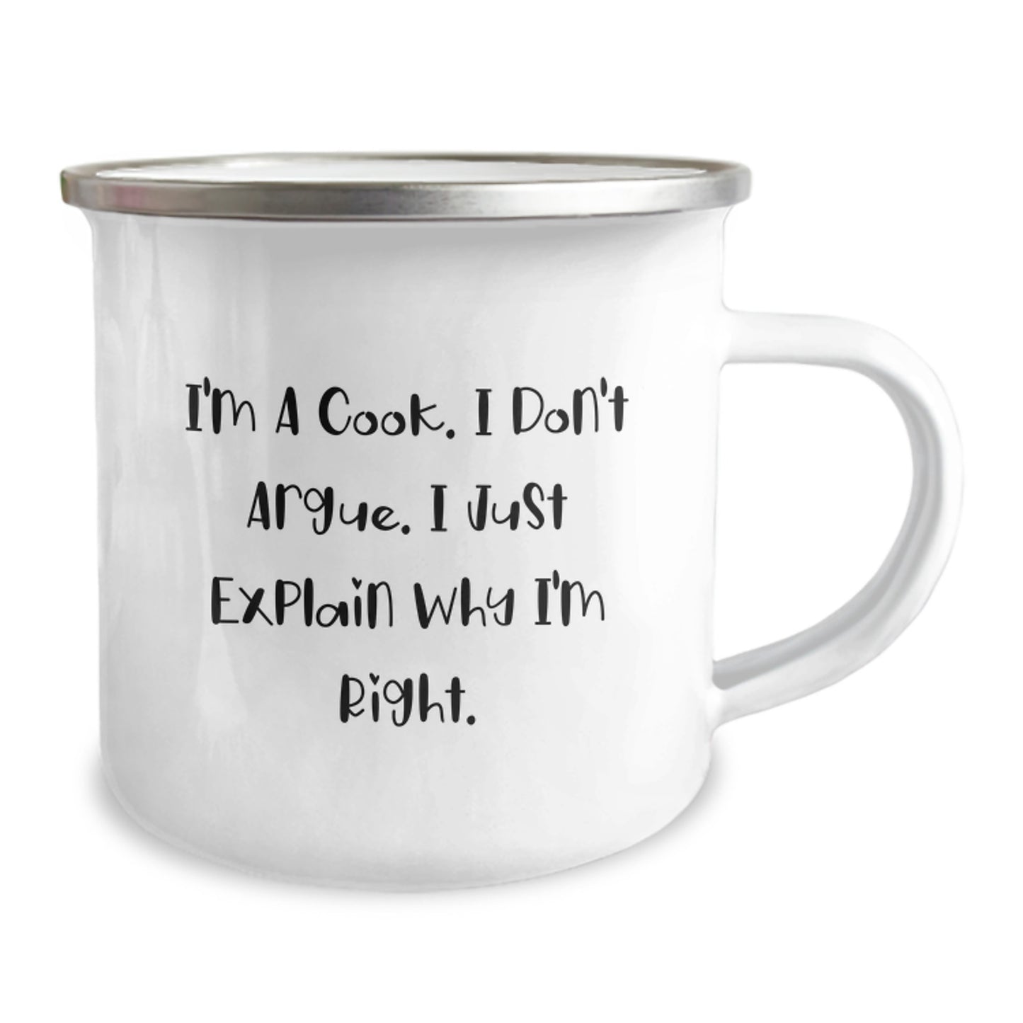 Funny Cook Camping Mug for Valentine's Unique Gifts from Men Friends to Women Cooks - Image 2