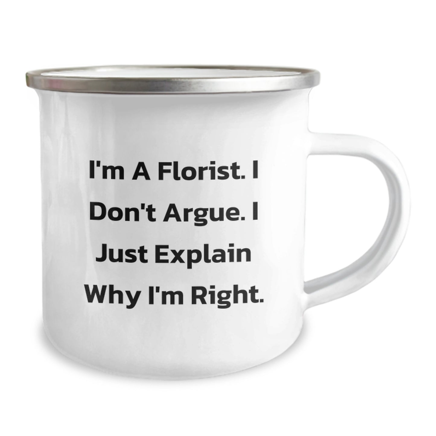 Gifts from Friends for Florist, Funny Camping Mug with Inspirational Quote, Unique Graduation Gifts for Men or Women - Image 2