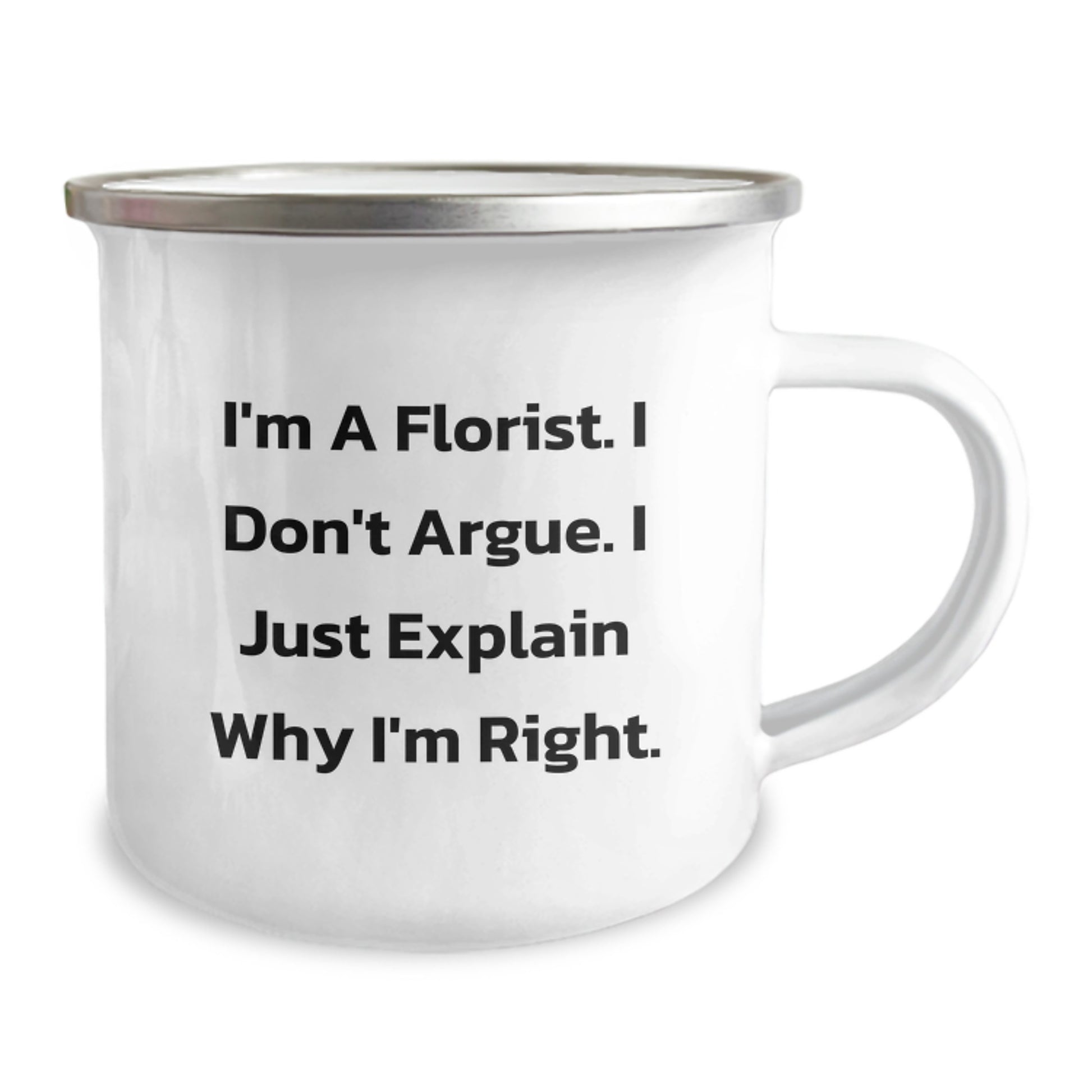 Gifts from Friends for Florist, Funny Camping Mug with Inspirational Quote, Unique Graduation Gifts for Men or Women - Image 2