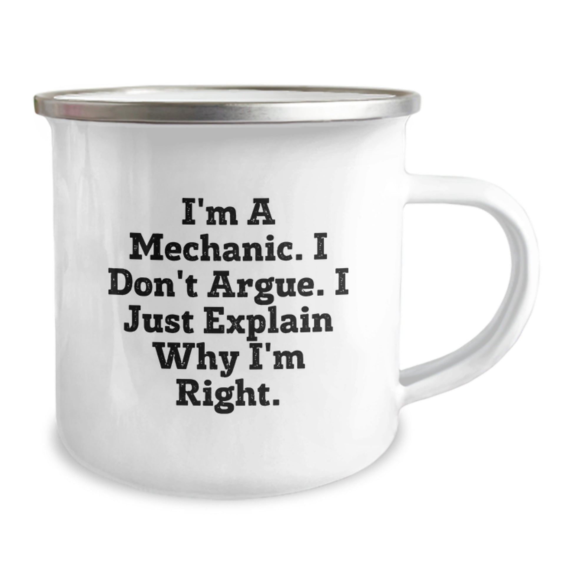Funny Gifts from Friends to Mechanic Men, Camping Mug for Mechanic Graduation Unique Gifts, Inspirational Mechanic Quotes - Image 2