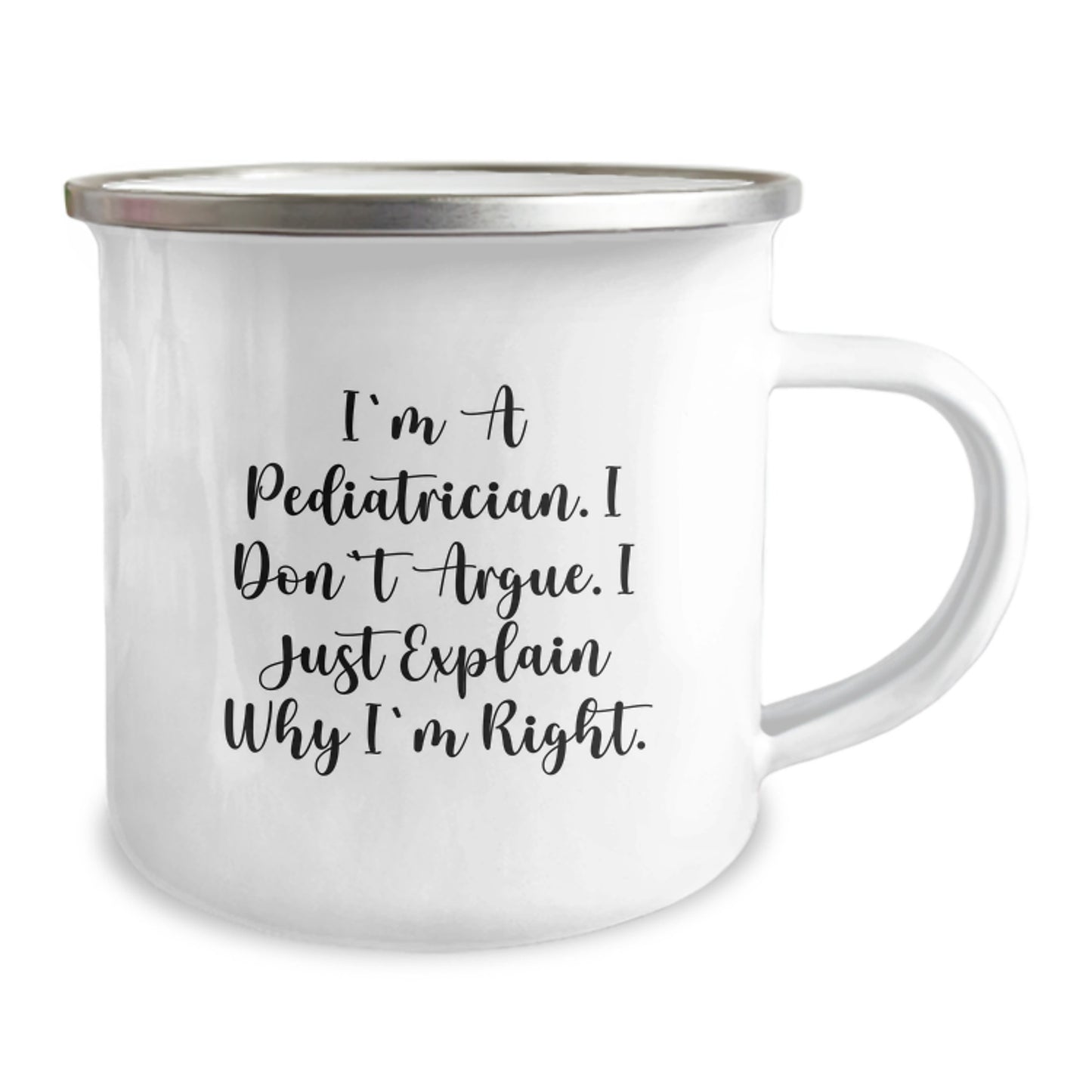 Funny Pediatrician Gifts for Graduation - Gifts from Family to Pediatrician - Camping Mug with Inspirational Quote - Image 2