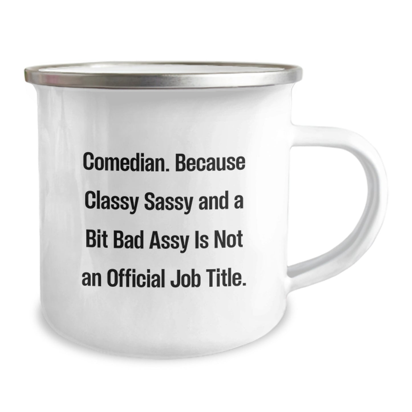 Comedian Gifts from Men to Best Comedian Friends on Graduation Unique Gifts Day - Funny Comedian Humor Camping Mug for Comedian Lover - Image 2