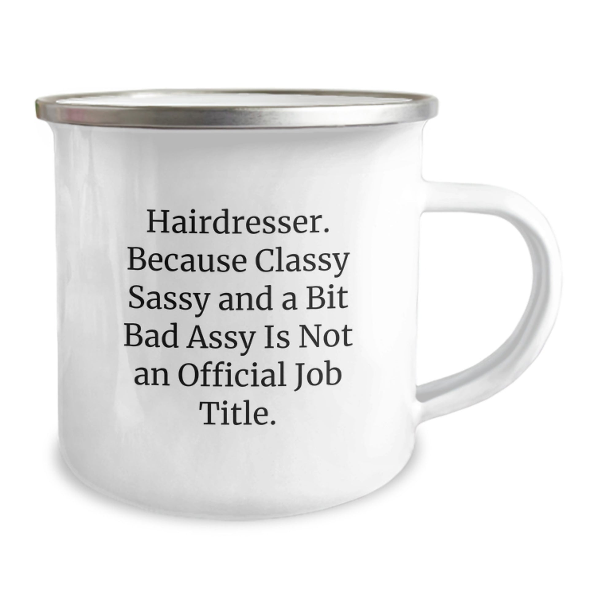 Hairdresser Fun Graduation Unique Gifts from Family Friends for Hairdresser Camping Mug - Image 2
