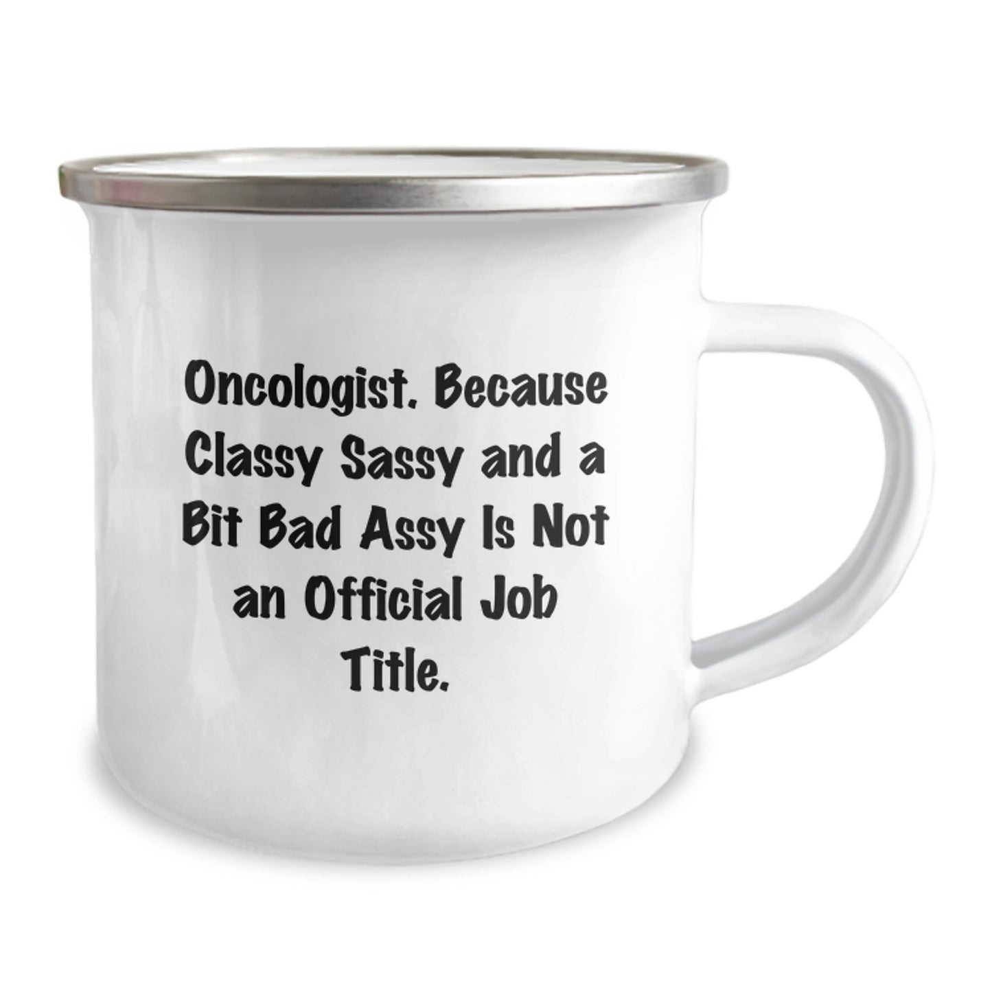 Funny Oncologist Gifts, Oncologist Camping Mug, Graduate Your Oncologist Friends, Gifts from Family, Friends, or Coworkers to Oncologist - Image 2