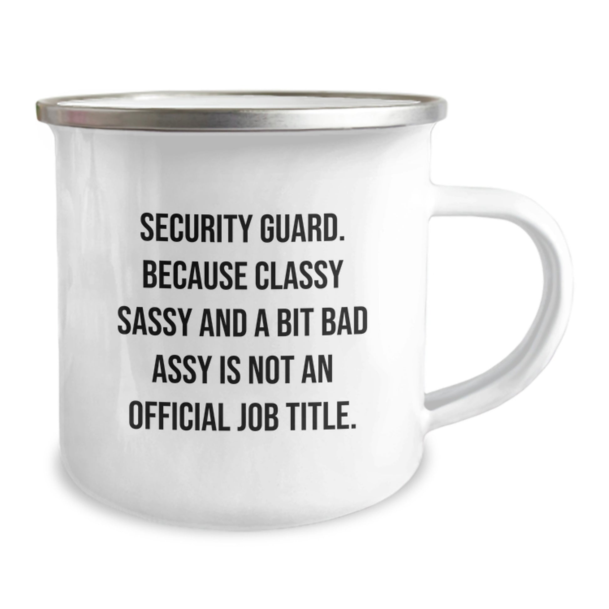 Funny Security Guard Gifts, Unique Valentine's Unique Gifts for Security Guard, Funny Camping Mug with Security Guard Quote - Gifts from Men to Security Guard Friends - Image 2