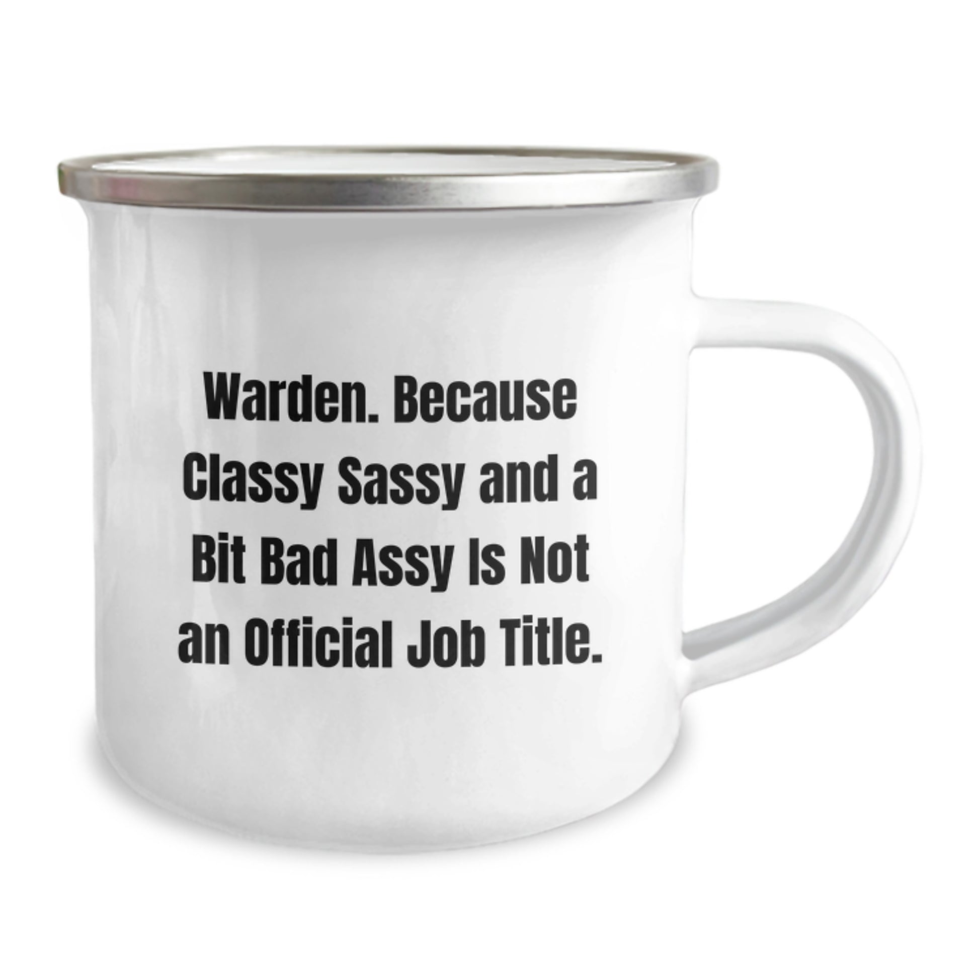 Warden Camping Mug, Funny Valentine's Gifts from Friends to Women, Unique Classy Sassy Warden Mug for Warden, Warden Lover Gifts - Image 2
