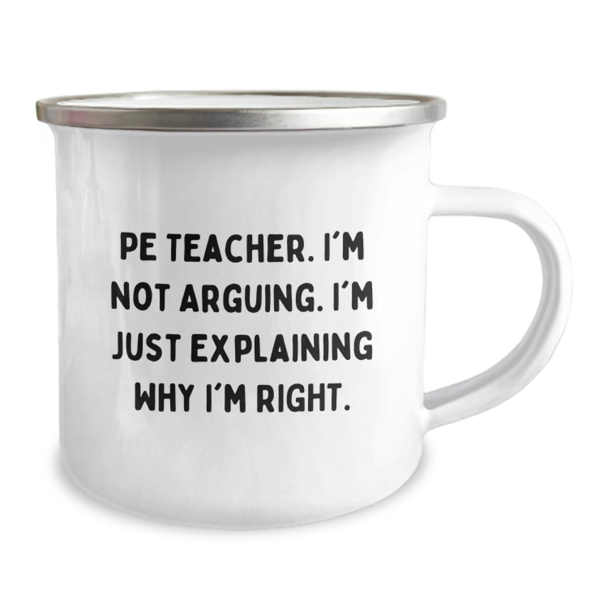 Funny PE Teacher Camping Mug Gifts from Friends for PE Teacher Graduation Unique - Image 2