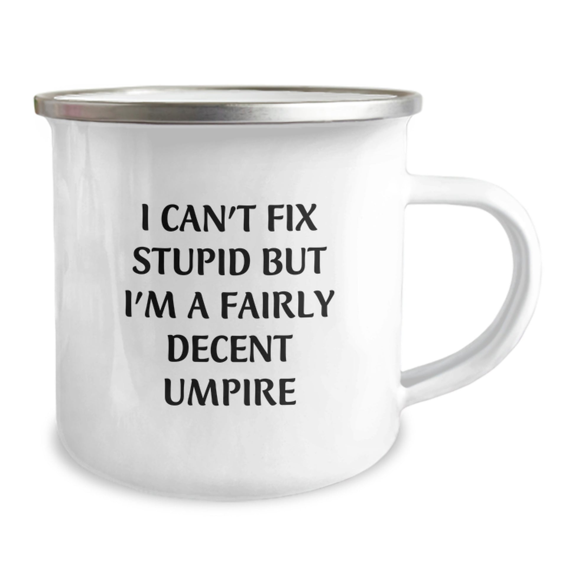 Funny Umpire Gifts from Friends for Men Umpire Graduation Unique Mugs I Can't Fix Stupid - Image 2
