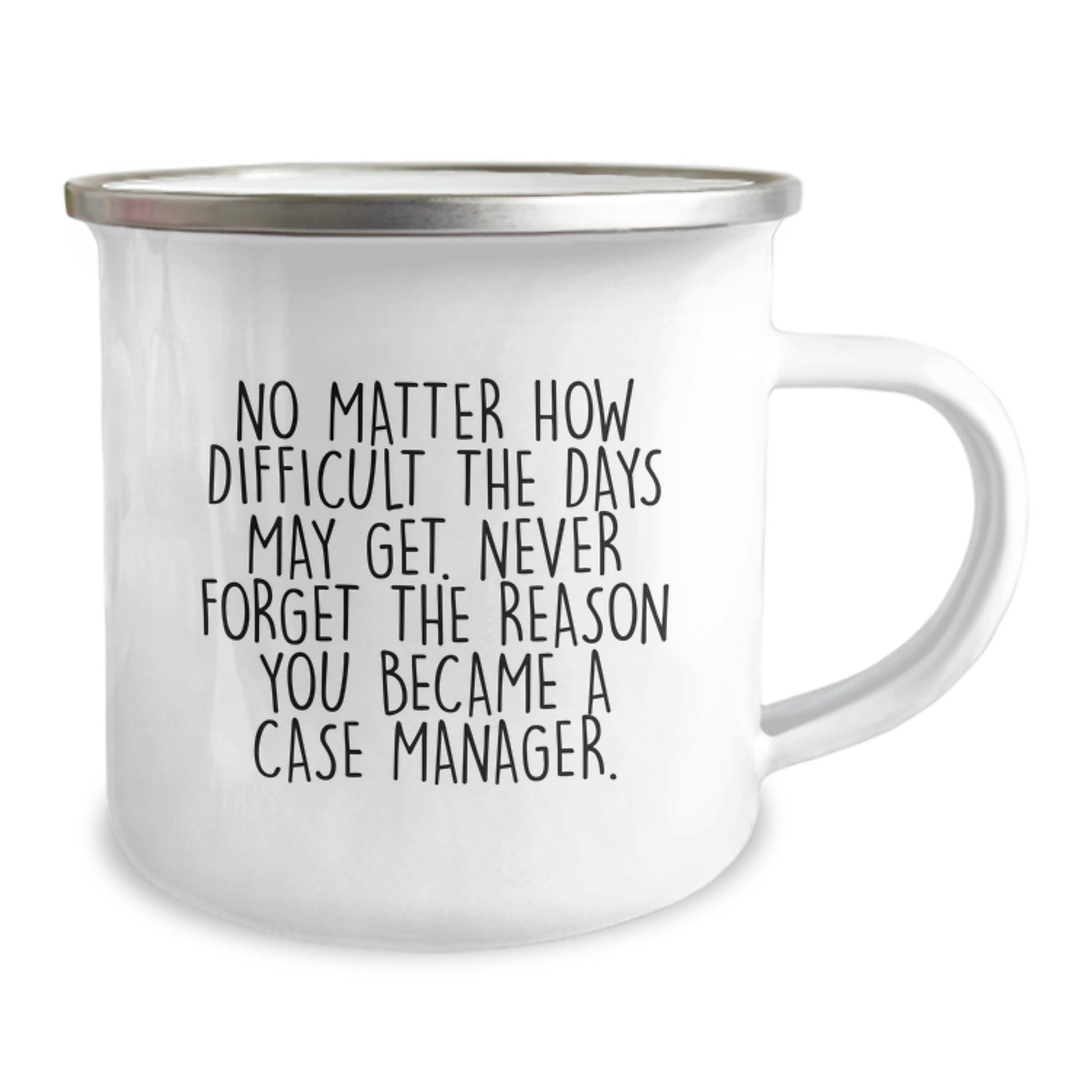 Inspirational Case Manager Gifts from Friends - Graduation Unique Gifts for Case Manager Men Camping Mug - Image 2