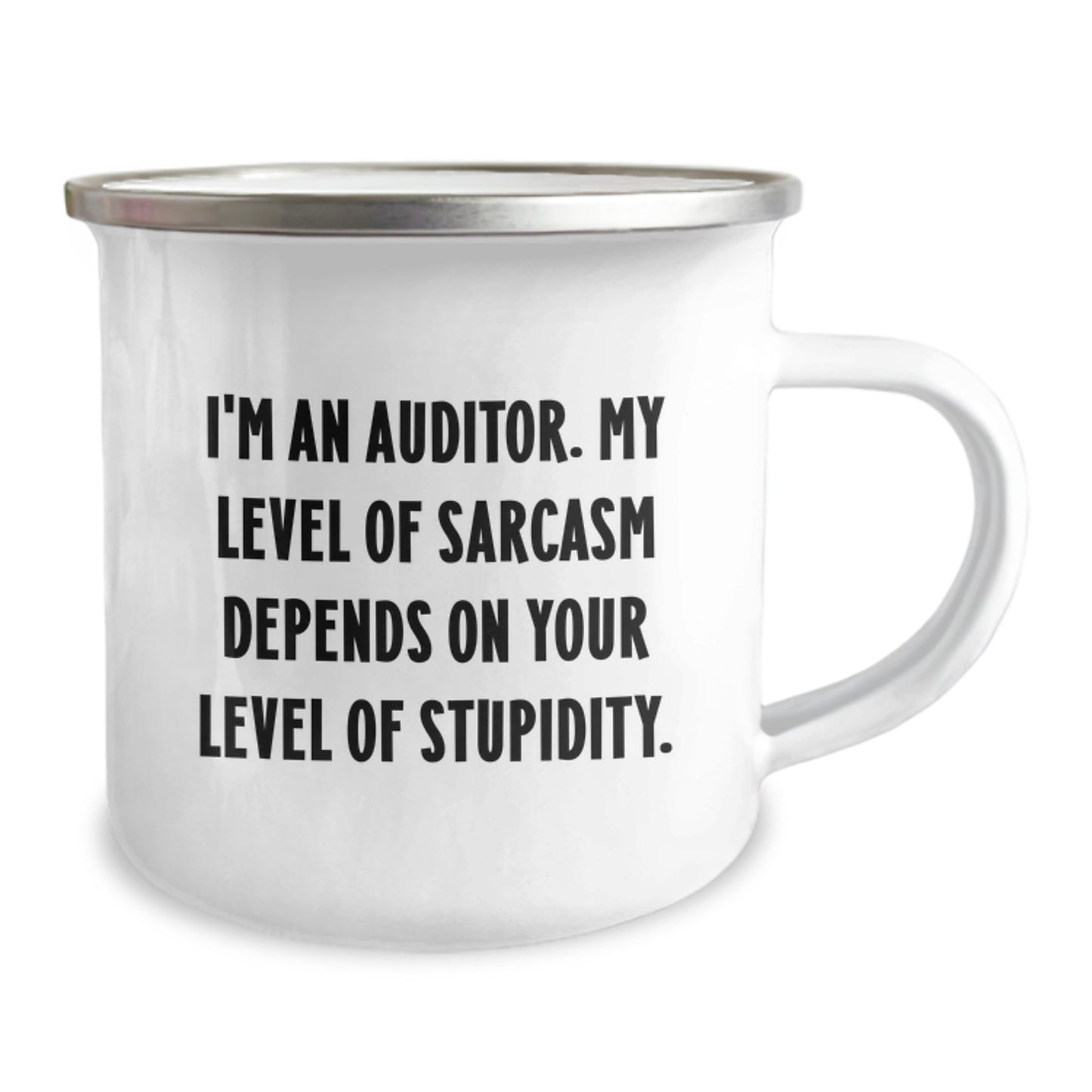 Funny Auditor Gifts from Friends, Unique Camping Mugs for Auditor, Inspirational Auditor Quote, Gift for Auditor, Graduation Unique Gifts - Image 2