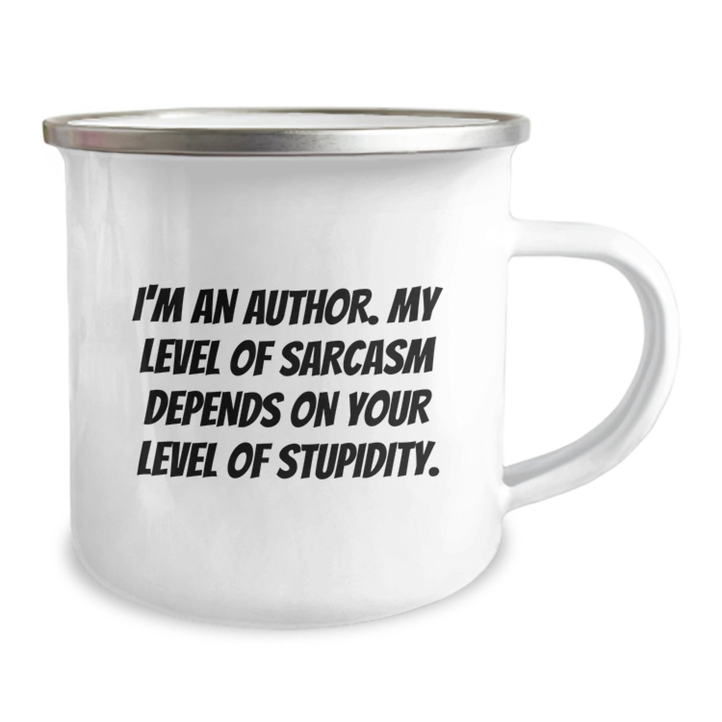 Funny Author Gifts for Men - 'I'm An Author' Camping Mug for Graduation Unique Gifts from Friends - Author Enthusiasts' Favorite Coffee Mug - Image 2