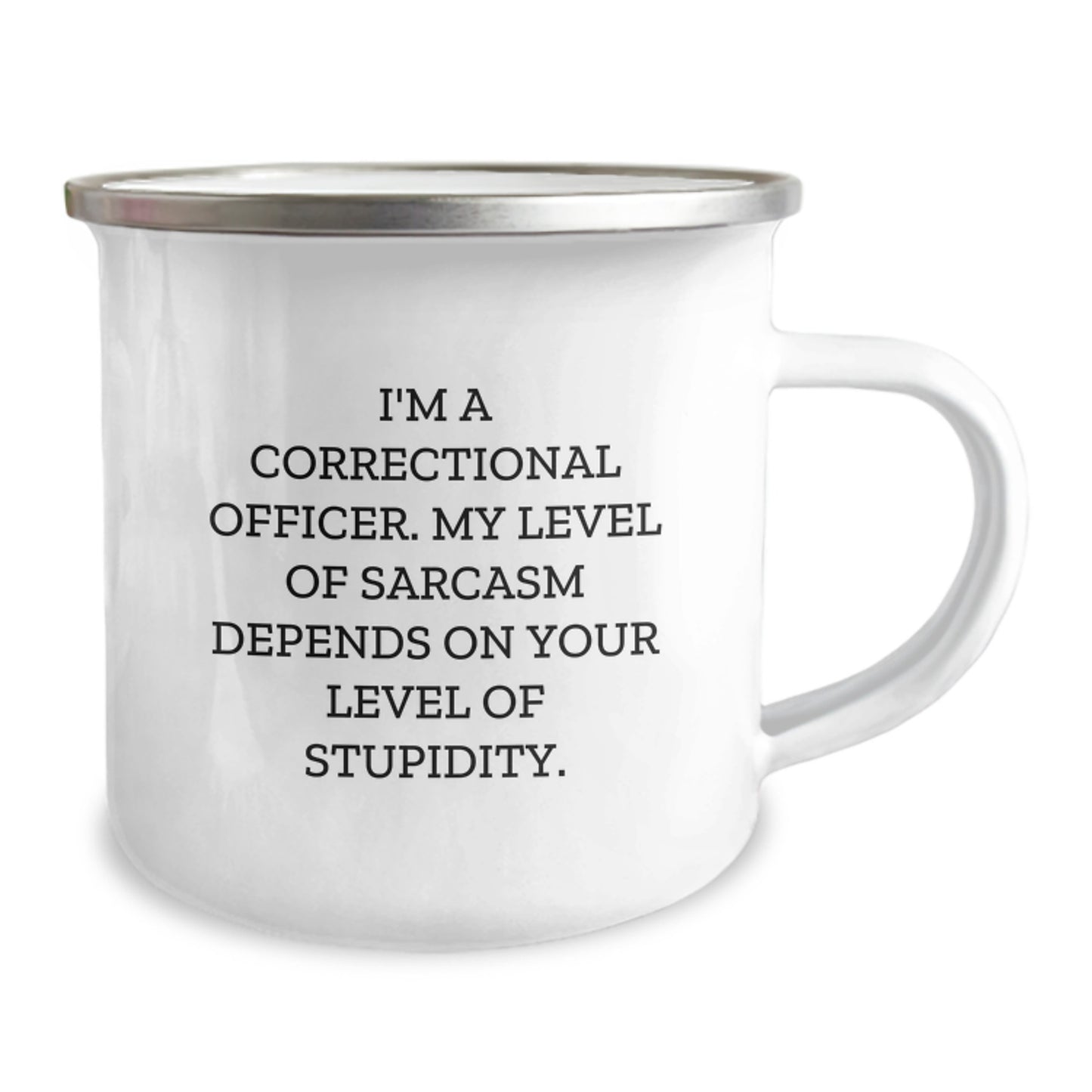 Correctional Officer Camping Mug - Funny Graduation Gifts from Friends to Correctional Officer Men - Image 2