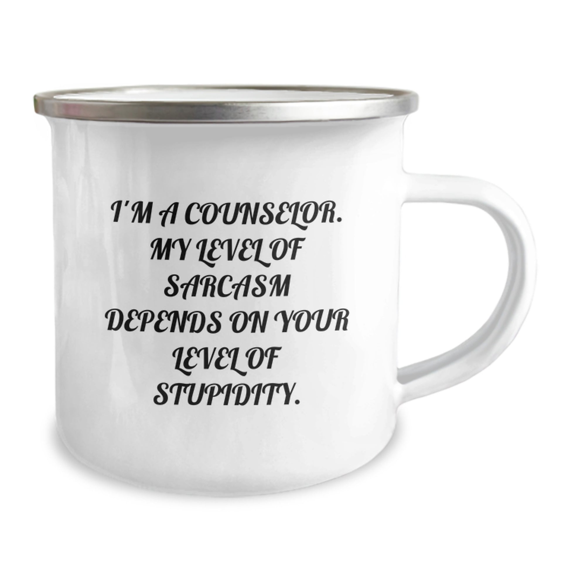 Funny Counselor Gifts from Friends for Graduation, Camping Mug with Inspirational Sarcasm Motivation, I'm A Counselor - Gifts for Counselor Men Women - Image 2